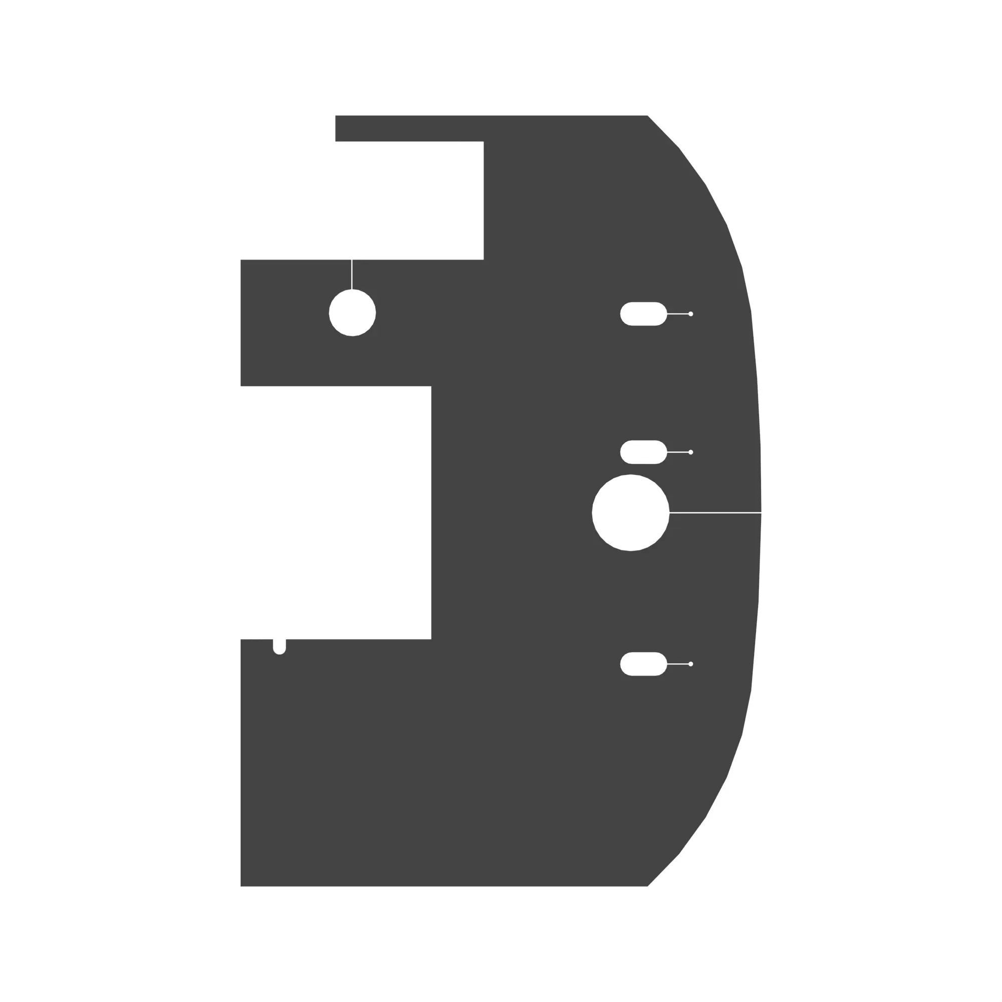 ISOLATOR, FELT MAT