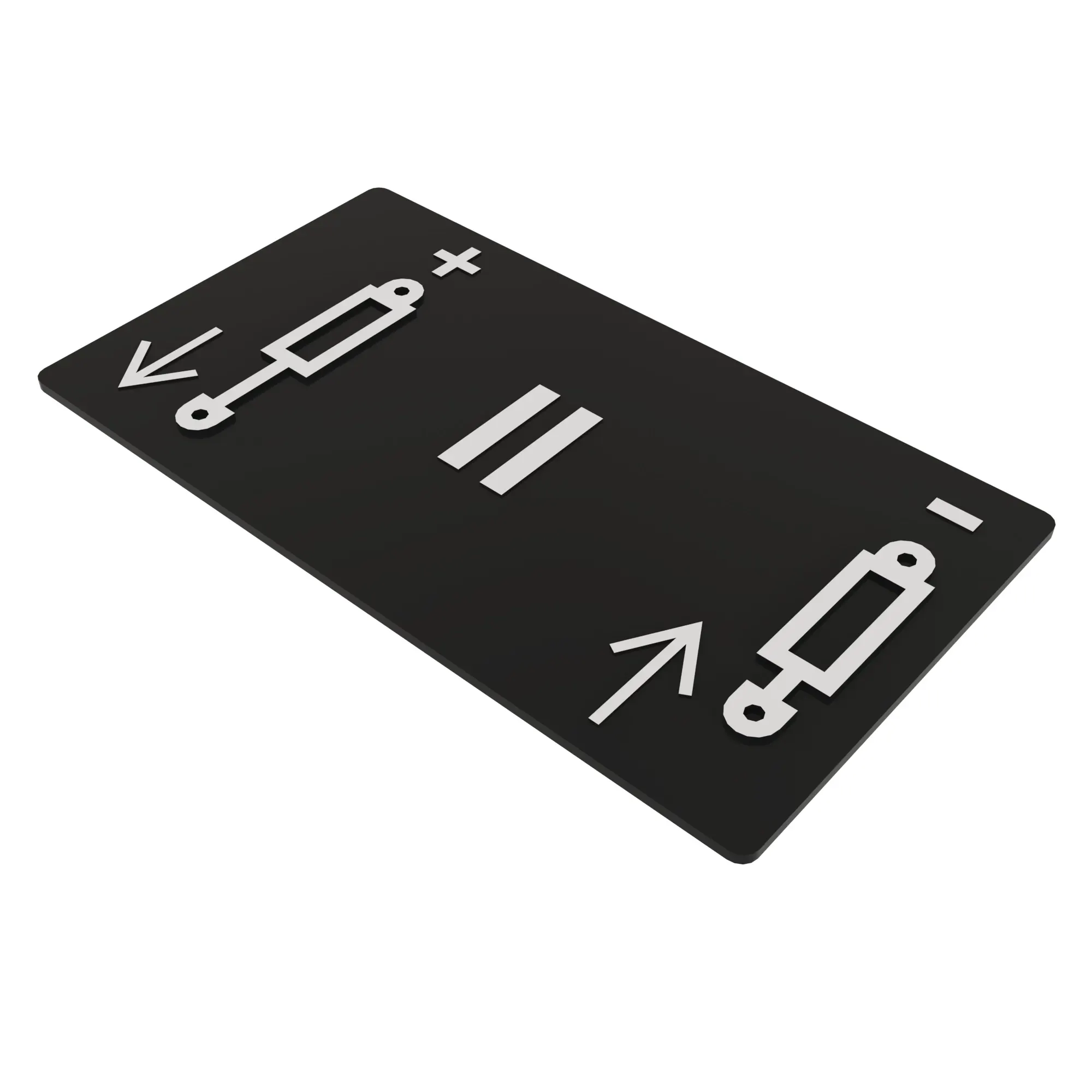 LABEL, DUAL SCV REAR TOP