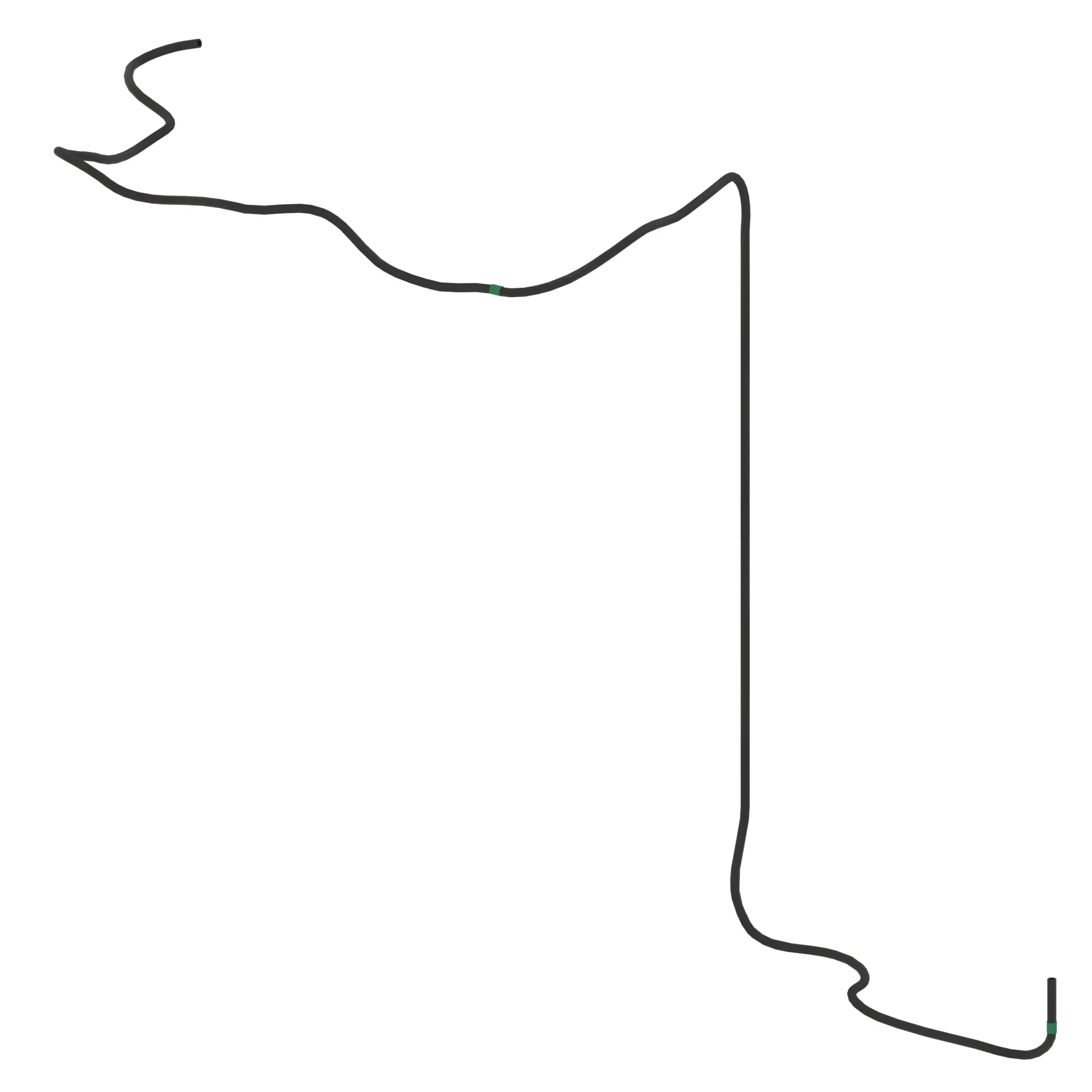 Hose, DEF Header Coolant Retu