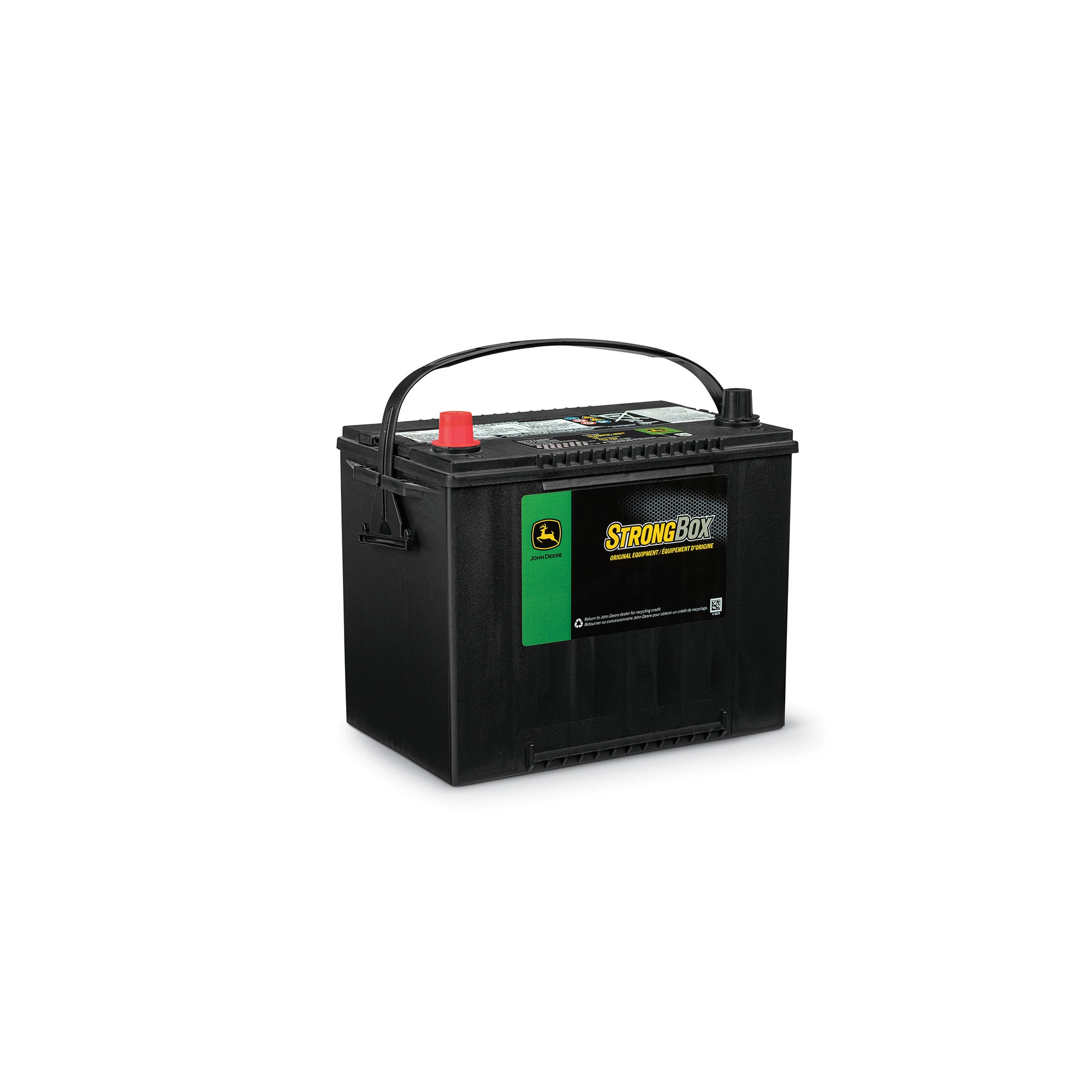 John Deere 12 Volt Battery, Wet Charged, 50 Ah, 550 CCA, 24 BCI - TY21764B