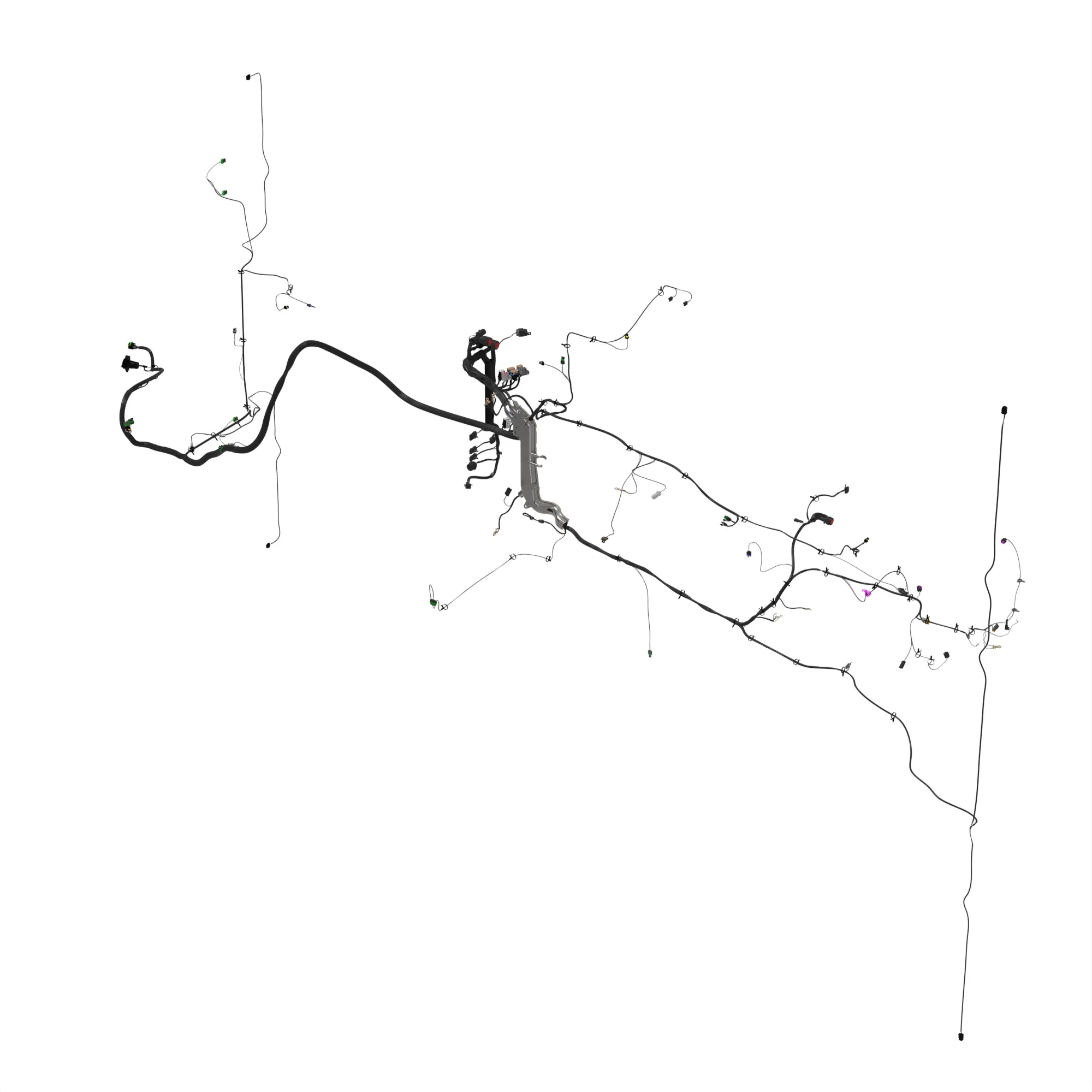 CHASSIS WIRING HARNESS, R2 WHEEL F1