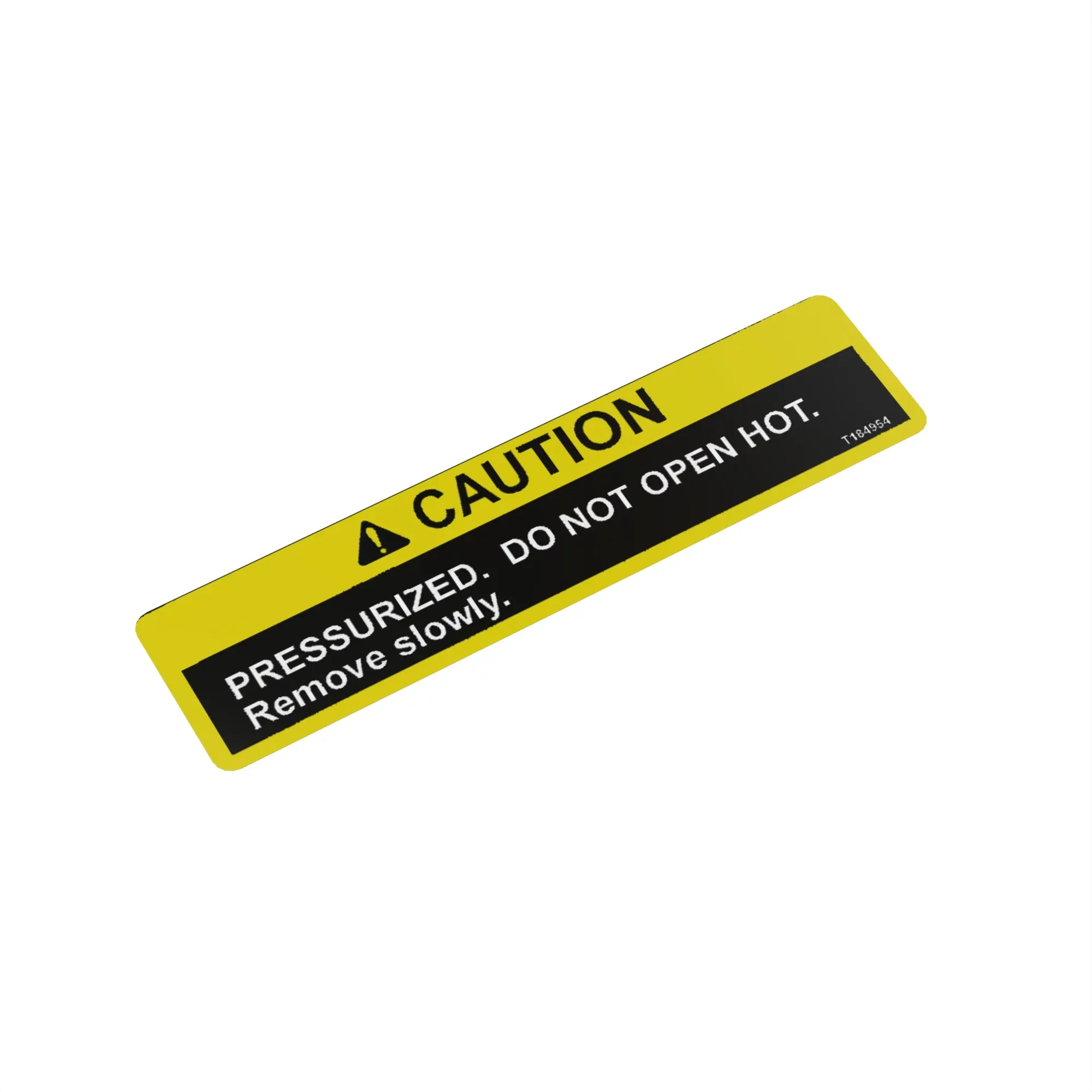 Label, Caution - Radiator