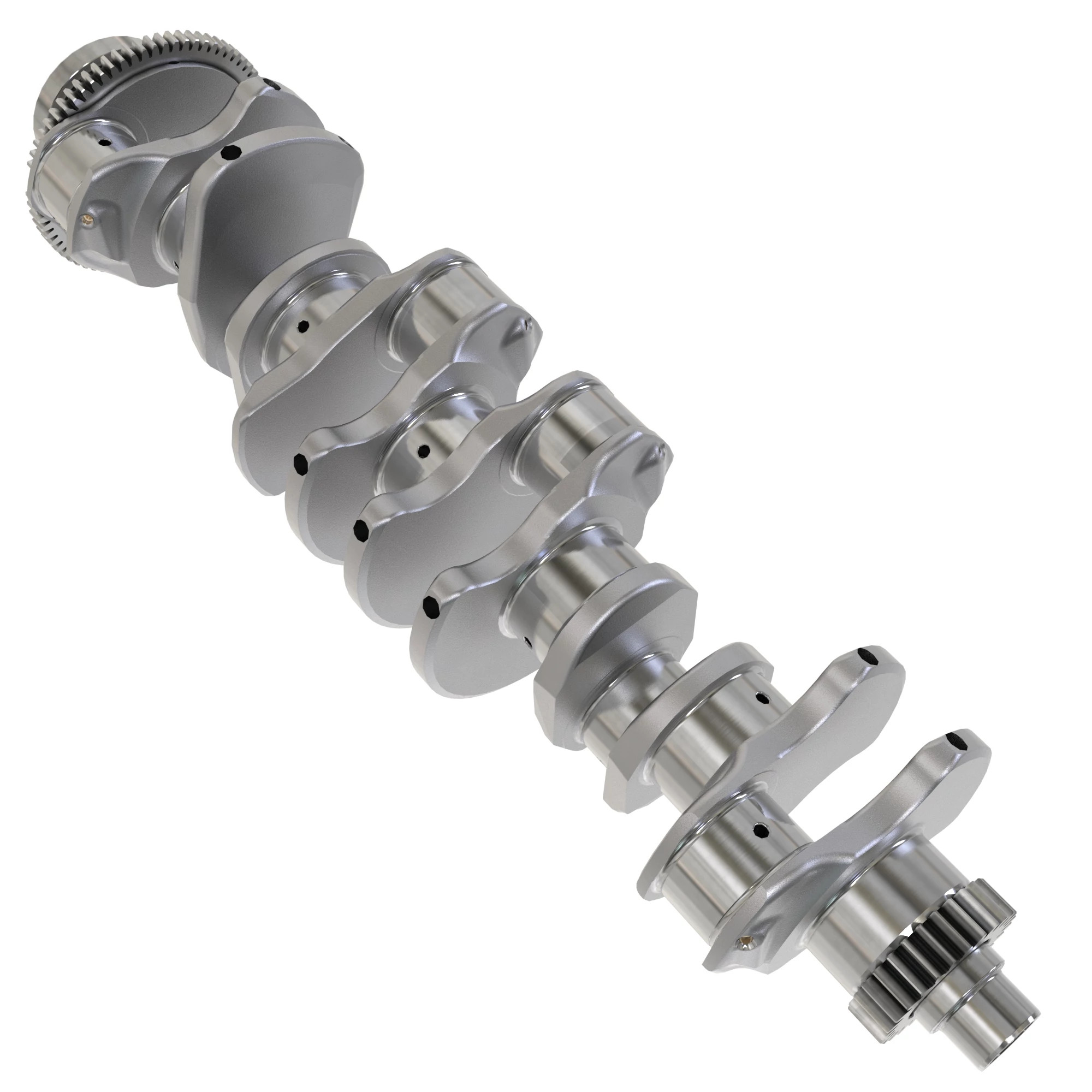 John Deere Crankshaft with Gear - RE53422