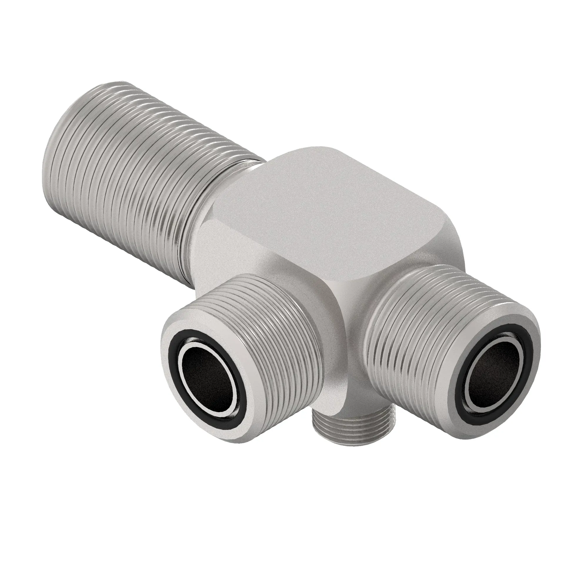FITTING, BULKHEAD RUN TEE -10, -10, -10, -04 ORFS