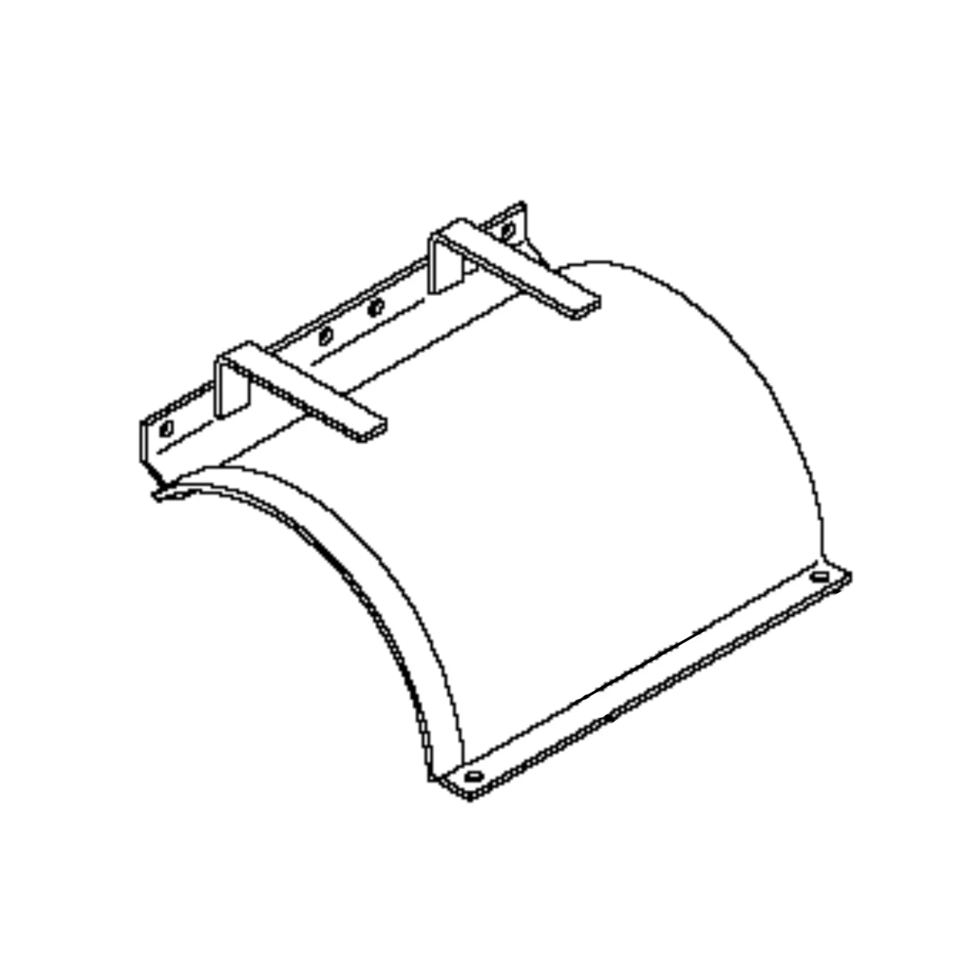 John Deere Cover Assembly, 10 Degree, Left Side - AH137677