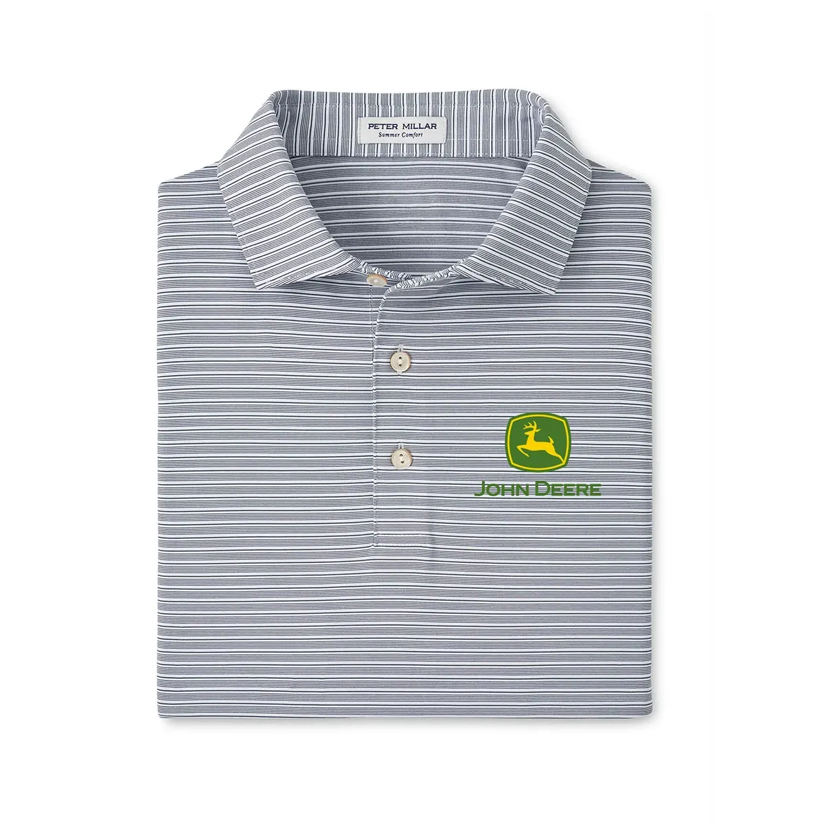 Peter Millar® Men's Performance Jersey Polo - Navy Stripe