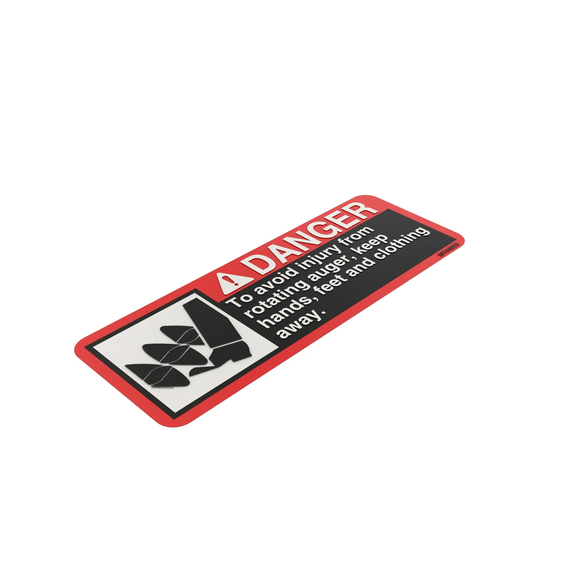 John Deere Danger Label, Auger - M144853