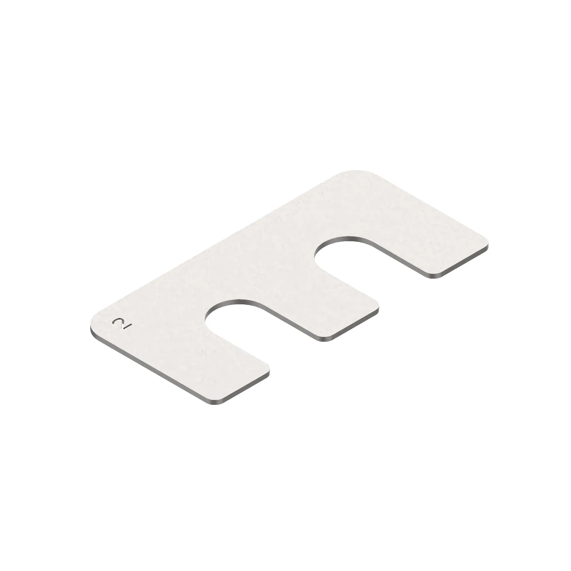 John Deere Rectangular Two Slot Shim - KK48976