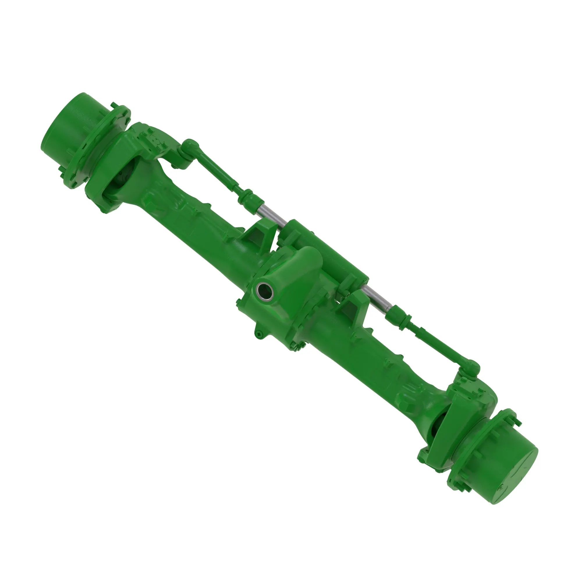 MFWD I=13.160 (DANA 755/10081528), M60, King Pin=8, Caster=12, Camber=1, M18 steering cylinder ports