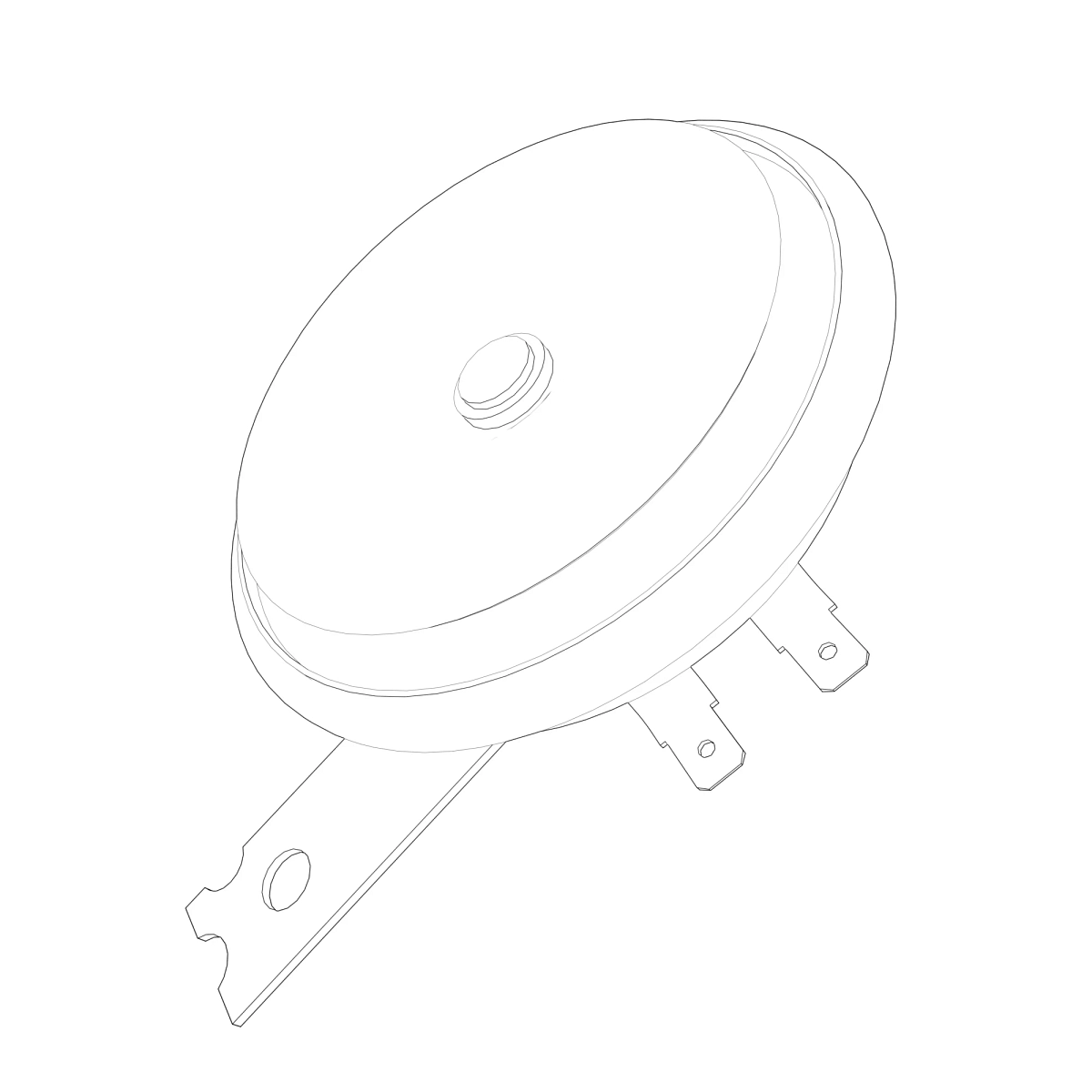 Horn, 90 Dia for R2 Homologation Re