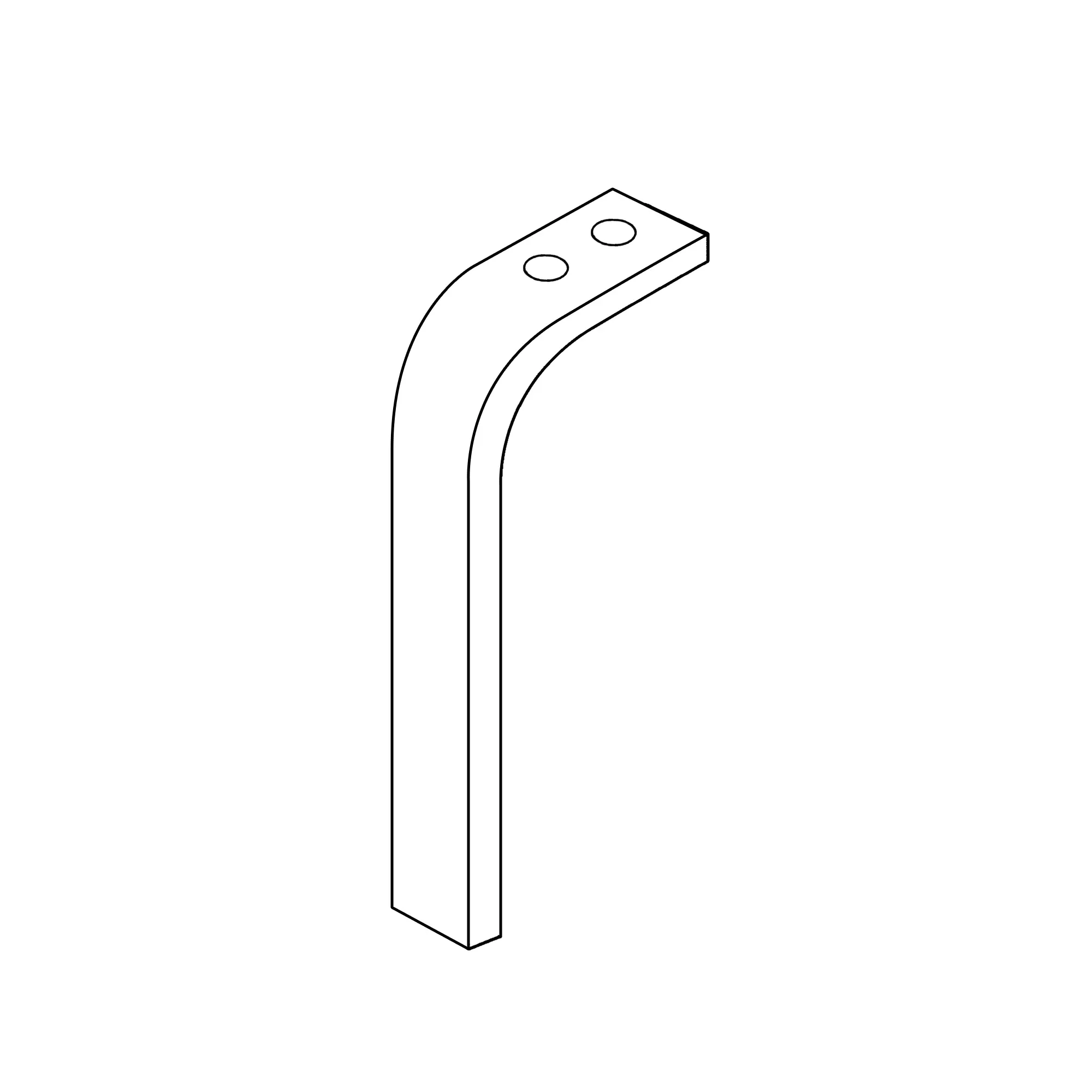 John Deere Straw Spreader Blade - H76933