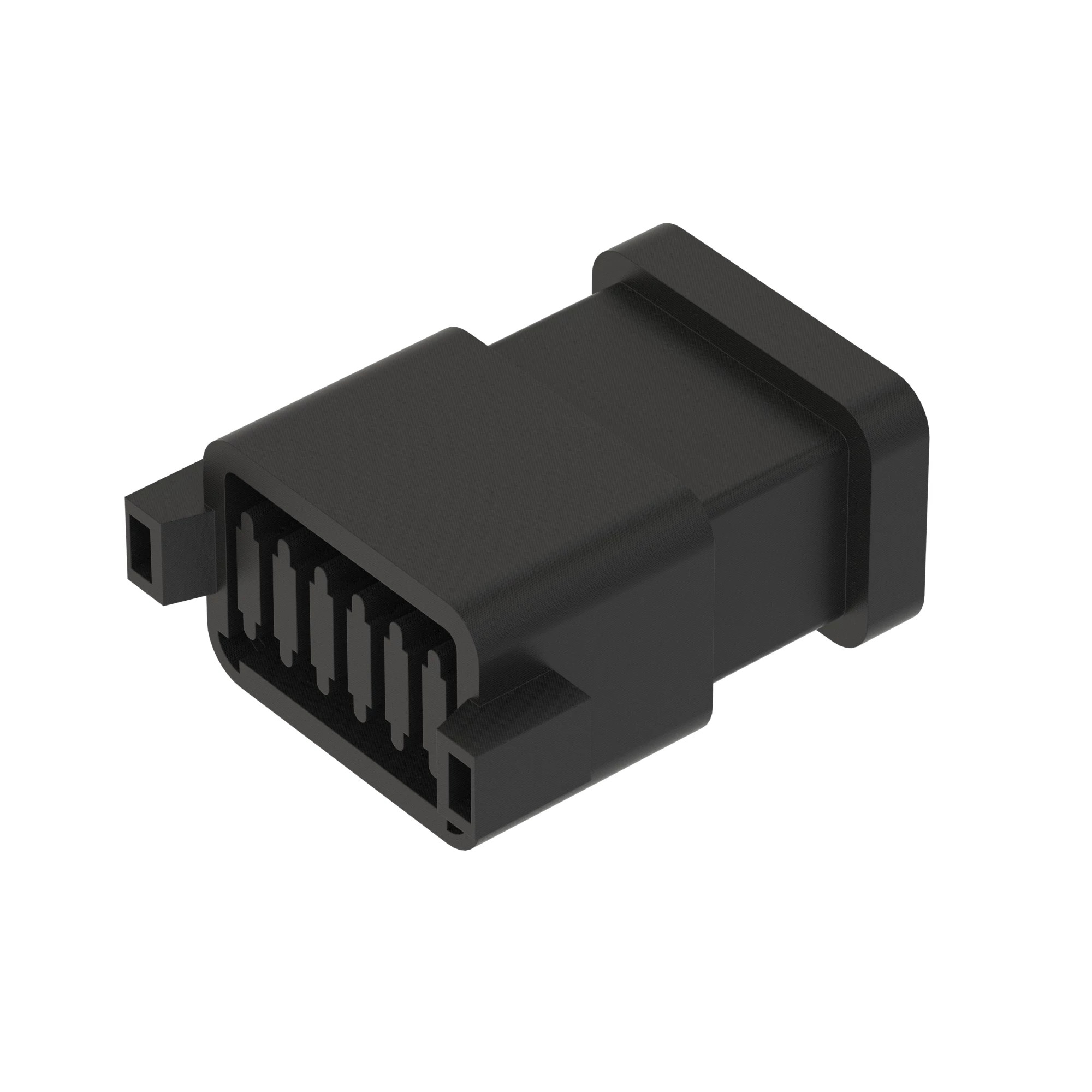 CONN DEUTSCH DT 12W F S BLK PLSTC