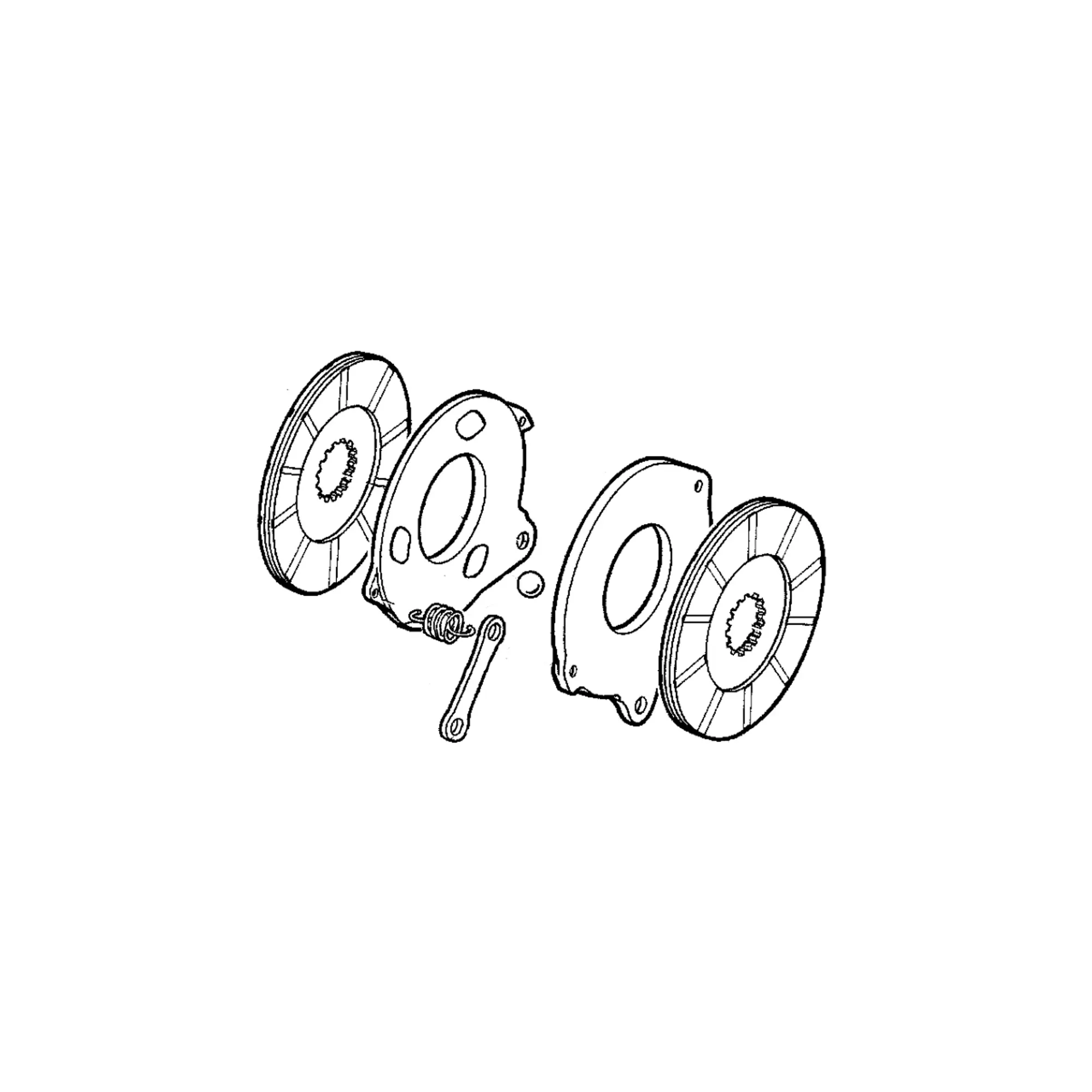 John Deere Handbrake Disk Actuating Assembly - AM3098T