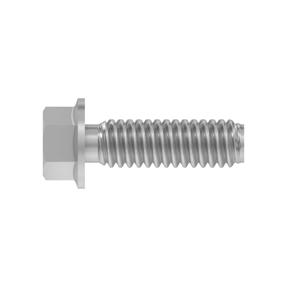 19M7863: Hexagonal Head Flanged Screw, M6 X 25