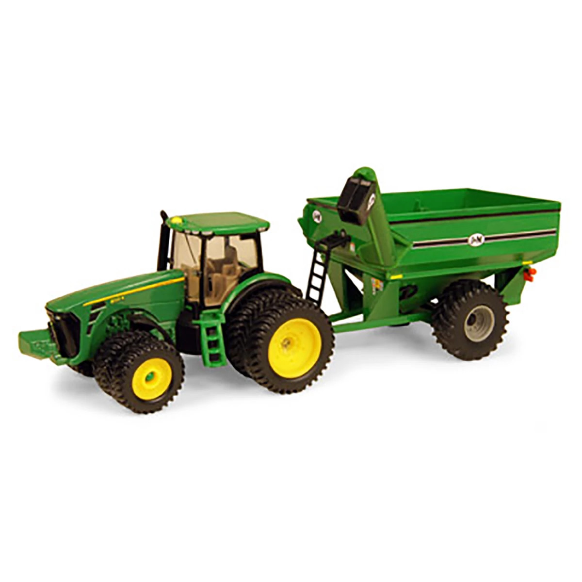 "1/64 Scale 8320R Tractor with Grain Cart"