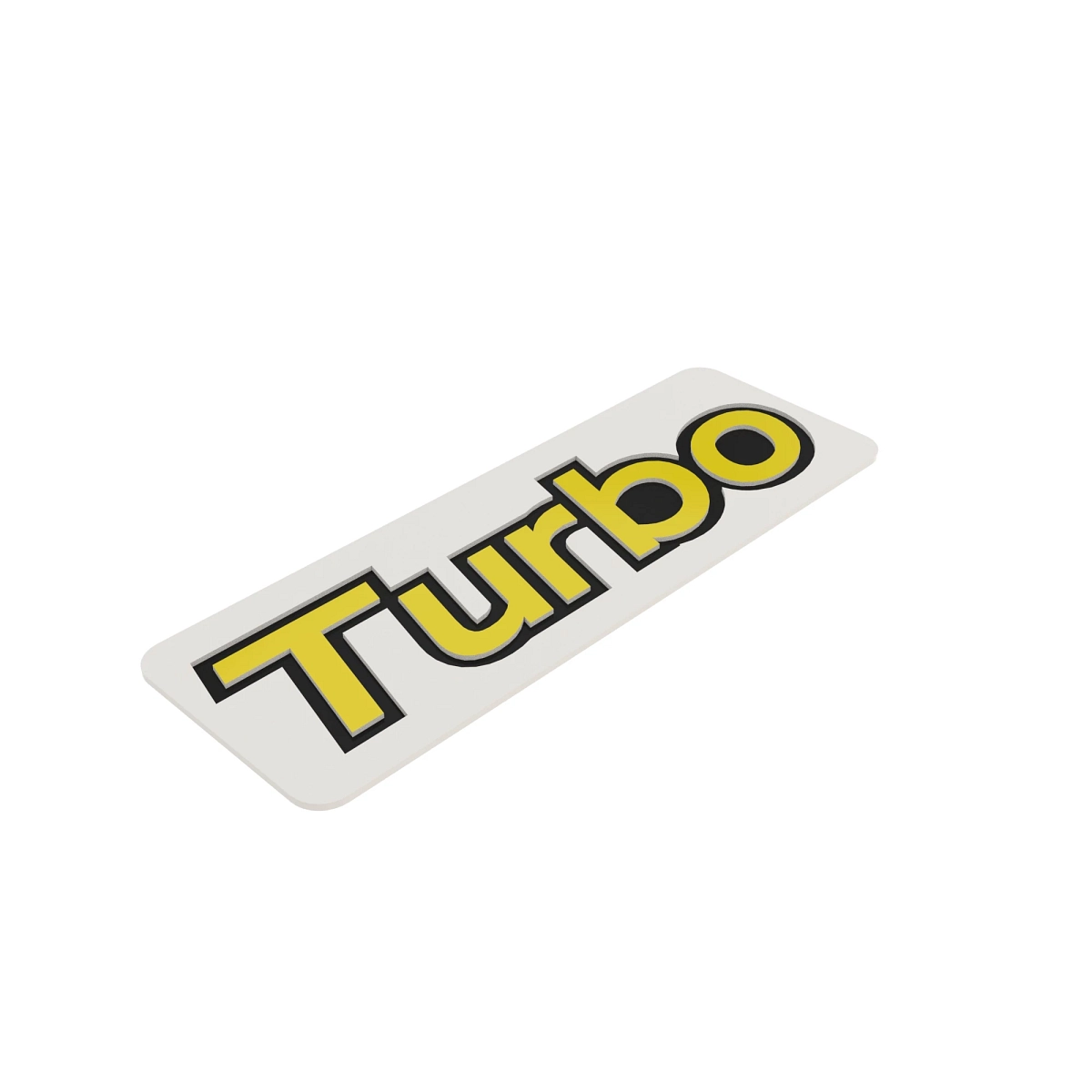 Label, Turbo Decal
