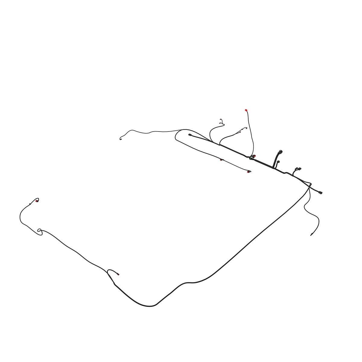 WIRING HARNESS, BLACKJACK, 3 SECTIO