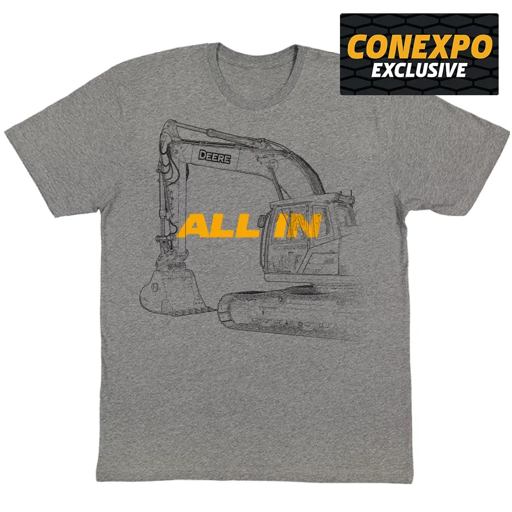 Excavator All In T-Shirt - Adult