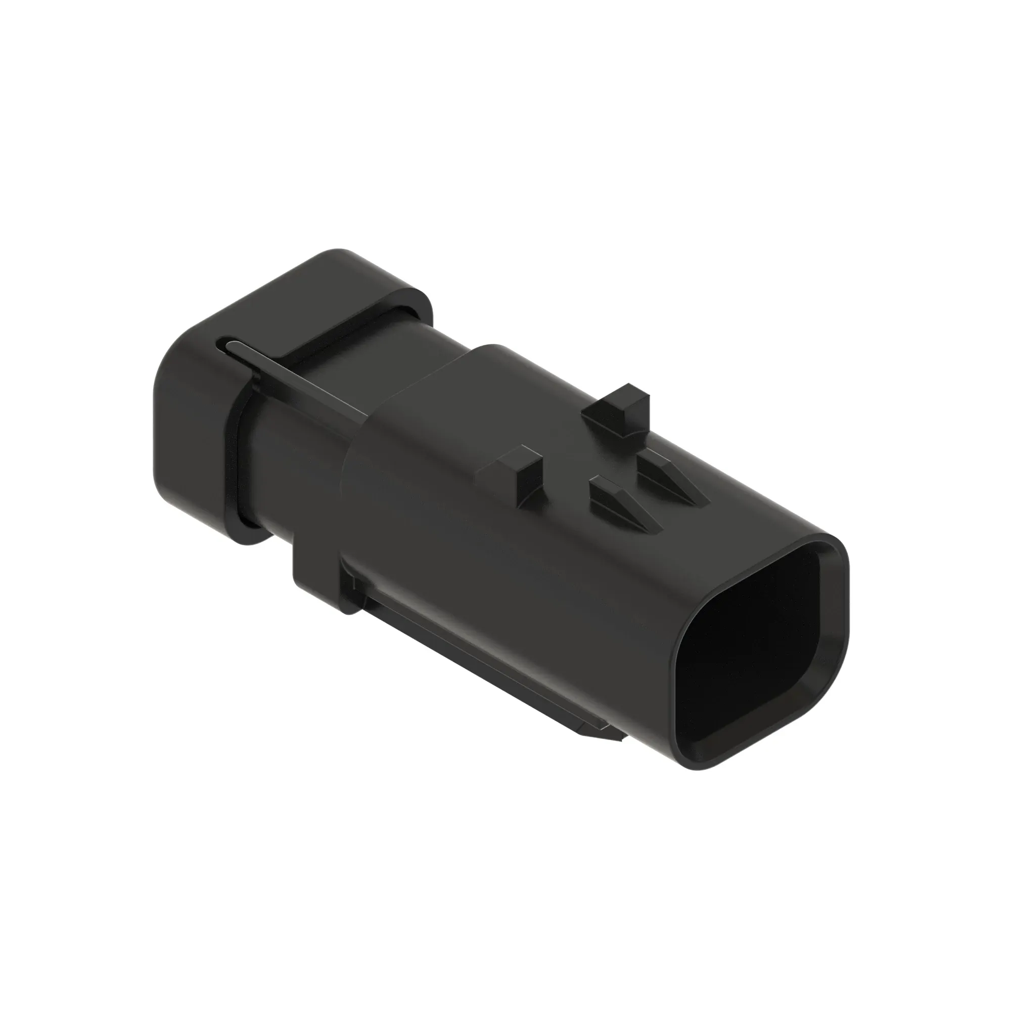 John Deere Gray Electrical Connector Housing, Cavities 2 - 57M9777