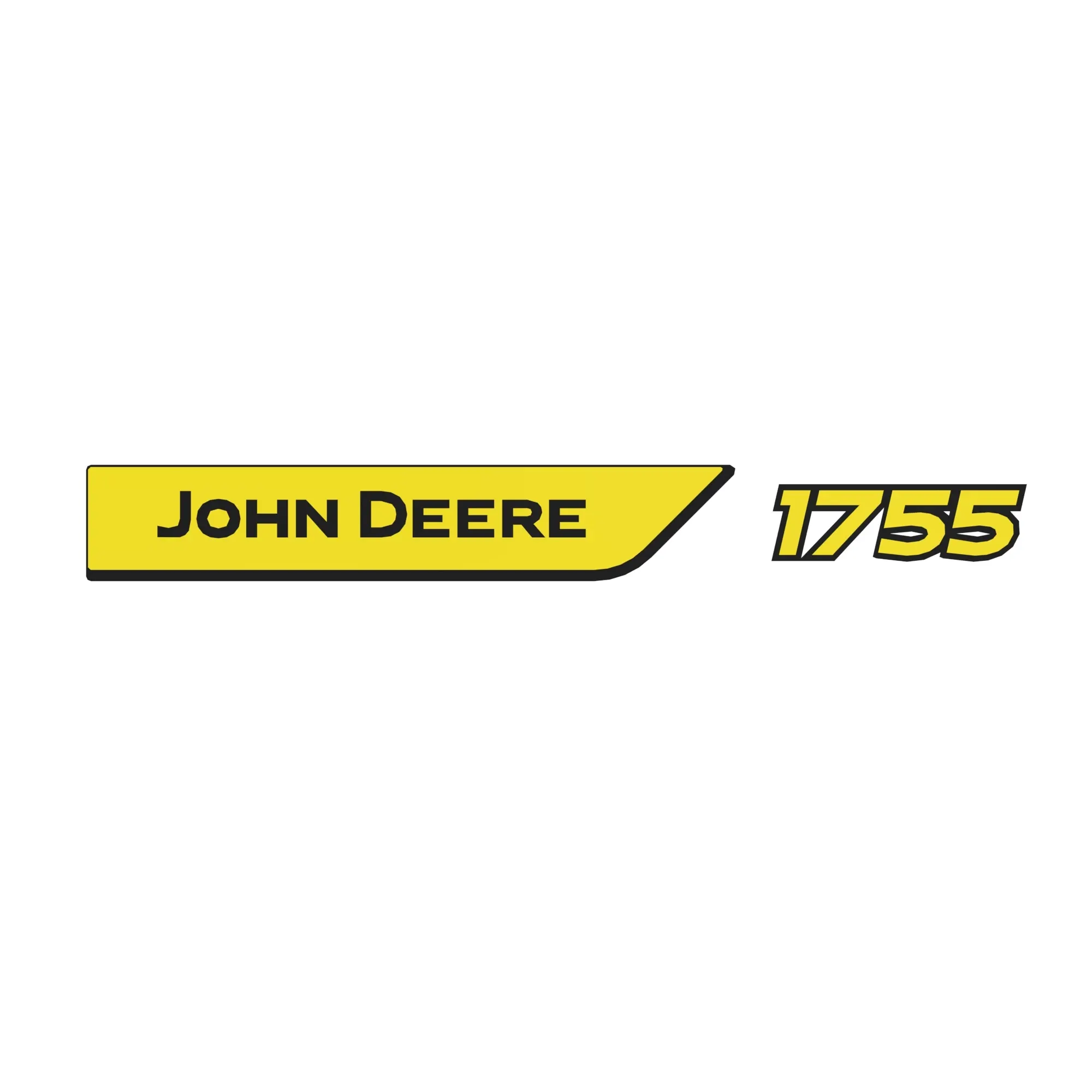 John Deere 1755 Model Number Sign, Left Side - KK92423