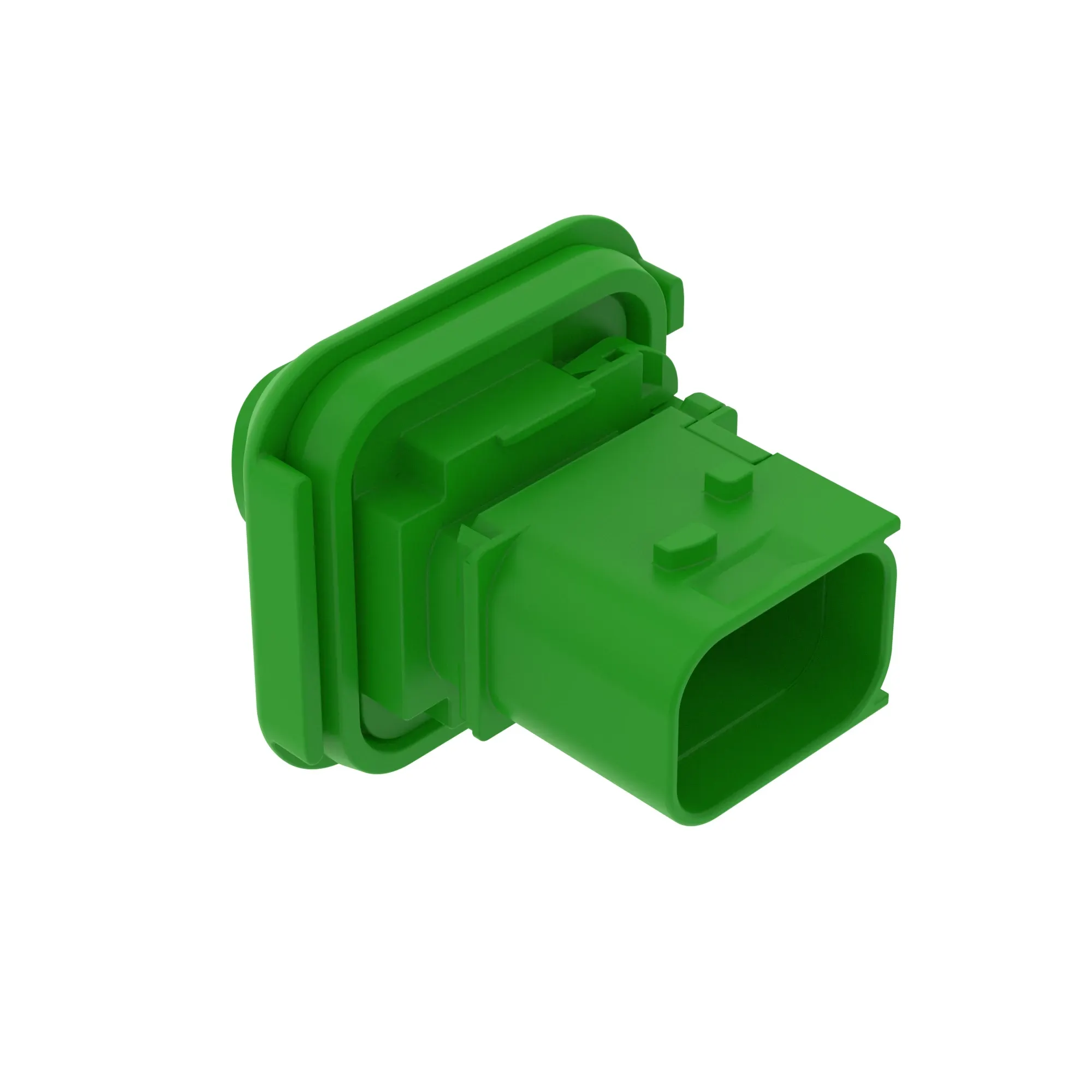 John Deere Green External Electrical Connector Housing - 57M14760