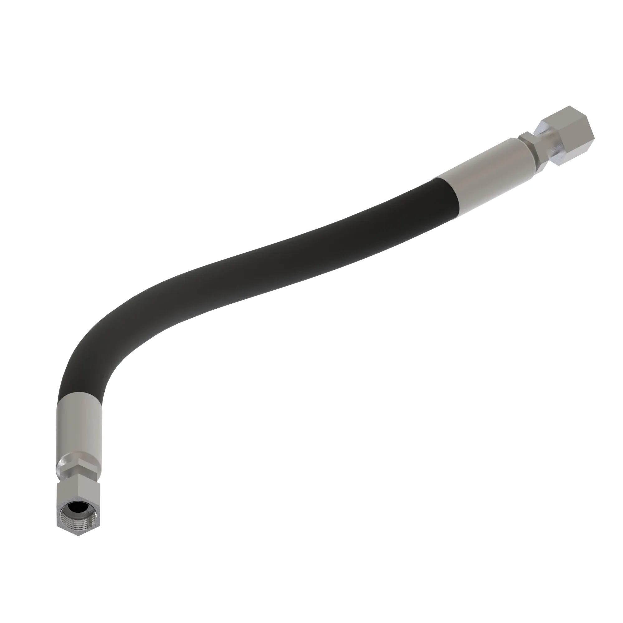 John Deere Left Angle Cylinder Hydraulic Hose - AT456732