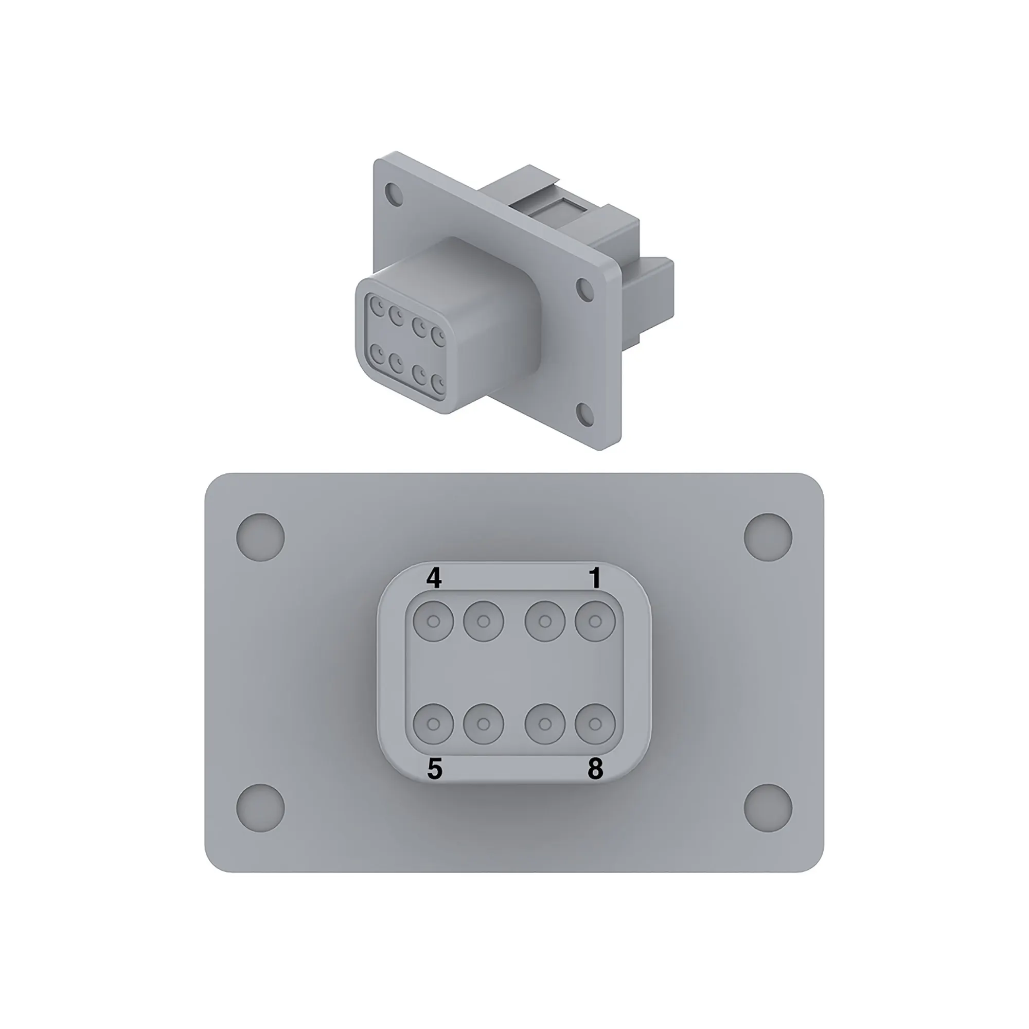 John Deere Elec. Connector Housing - 57M17583
