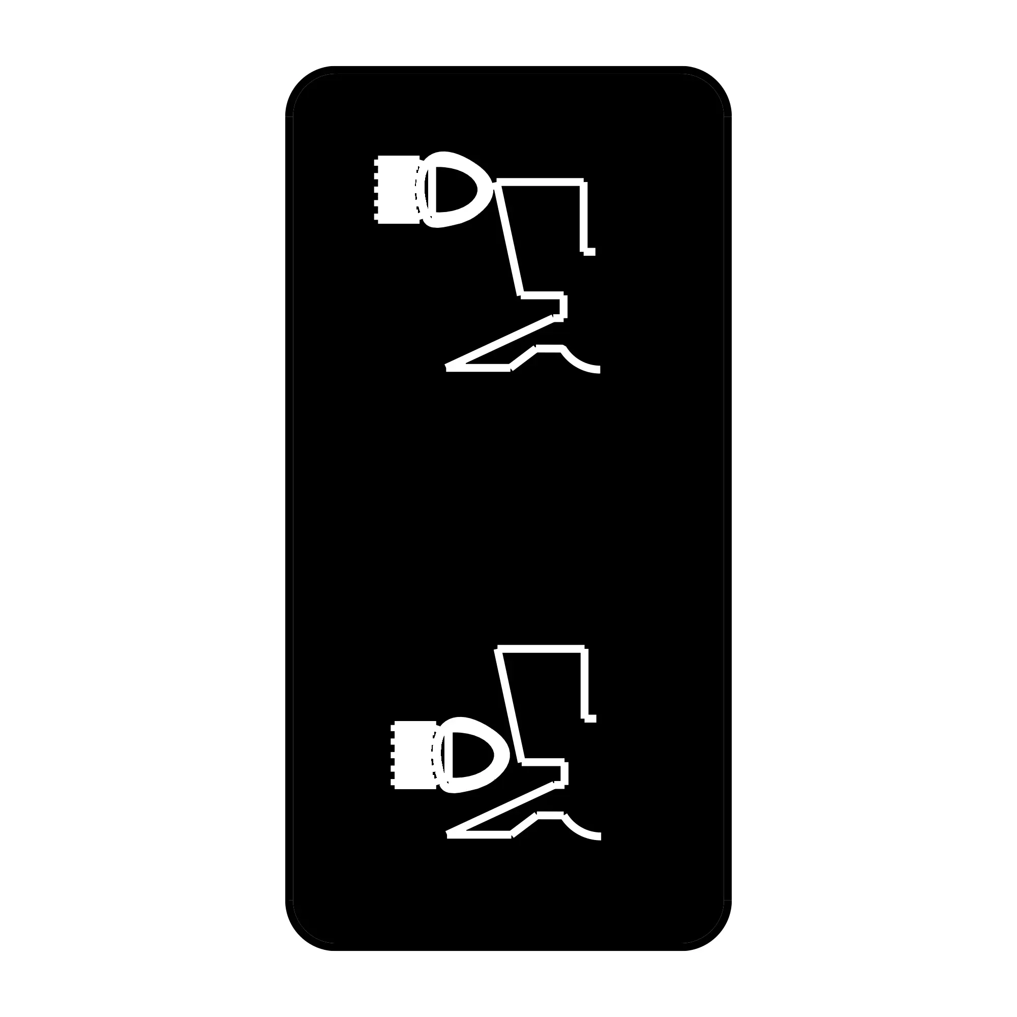 John Deere Transport Lights Label - H204709