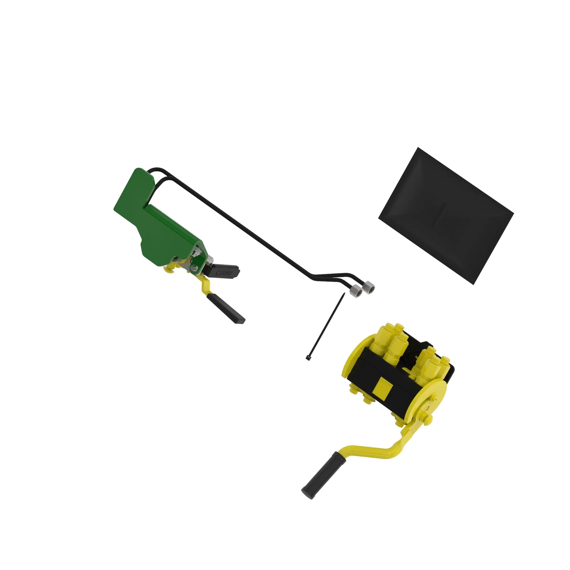 John Deere Three Function Single-Point Hydraulic Quick-Connect Multi-Coupler Attachment - BW16391