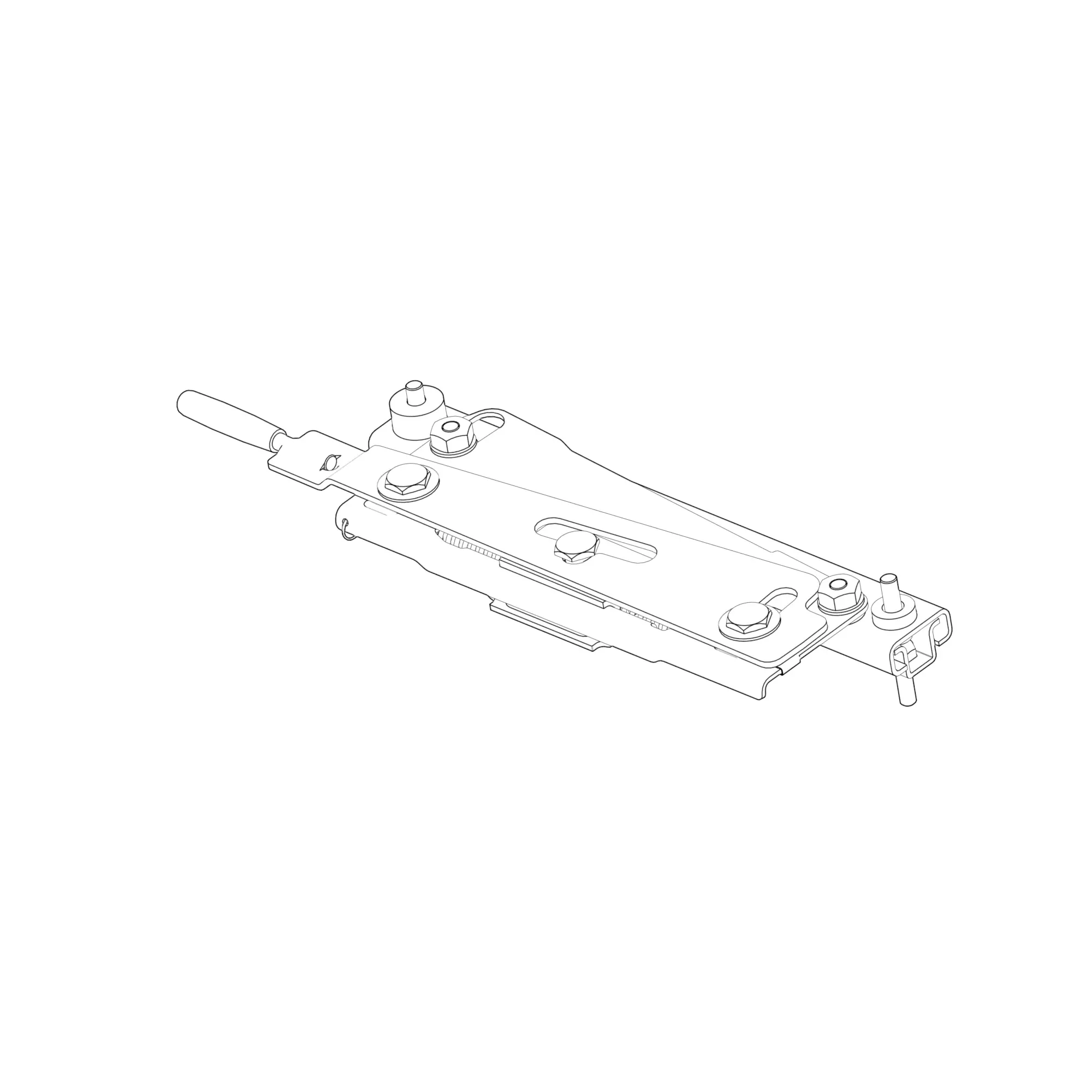 SEAT SLIDE TRACK KIT, Z500 FORE AFT