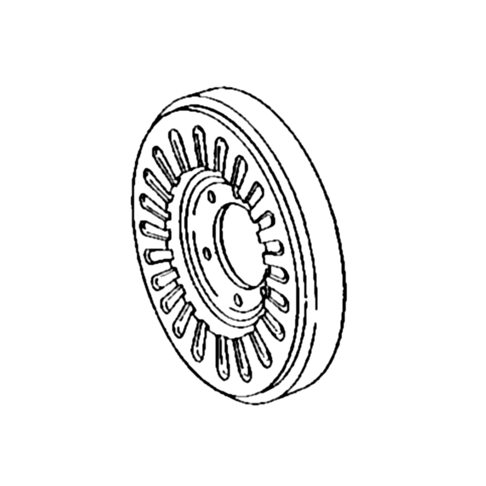 John Deere Crankshaft Torsional Dampener Absorber - AR99933