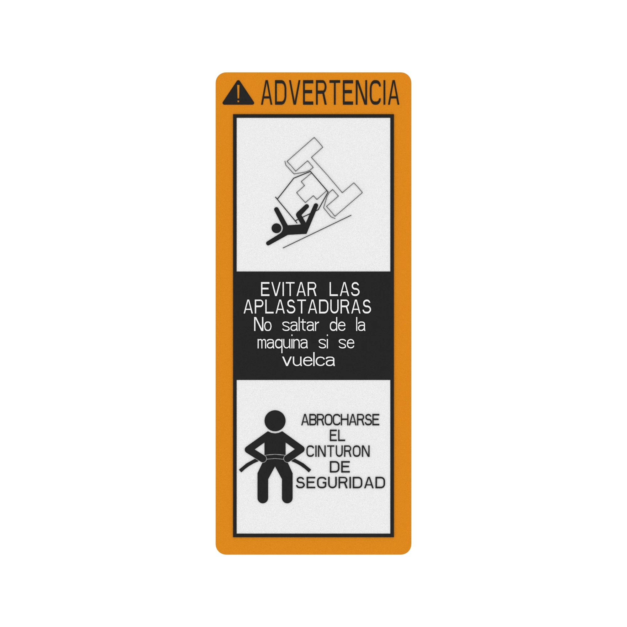 SAFETY SIGN, LABEL, WARNING SPANISH