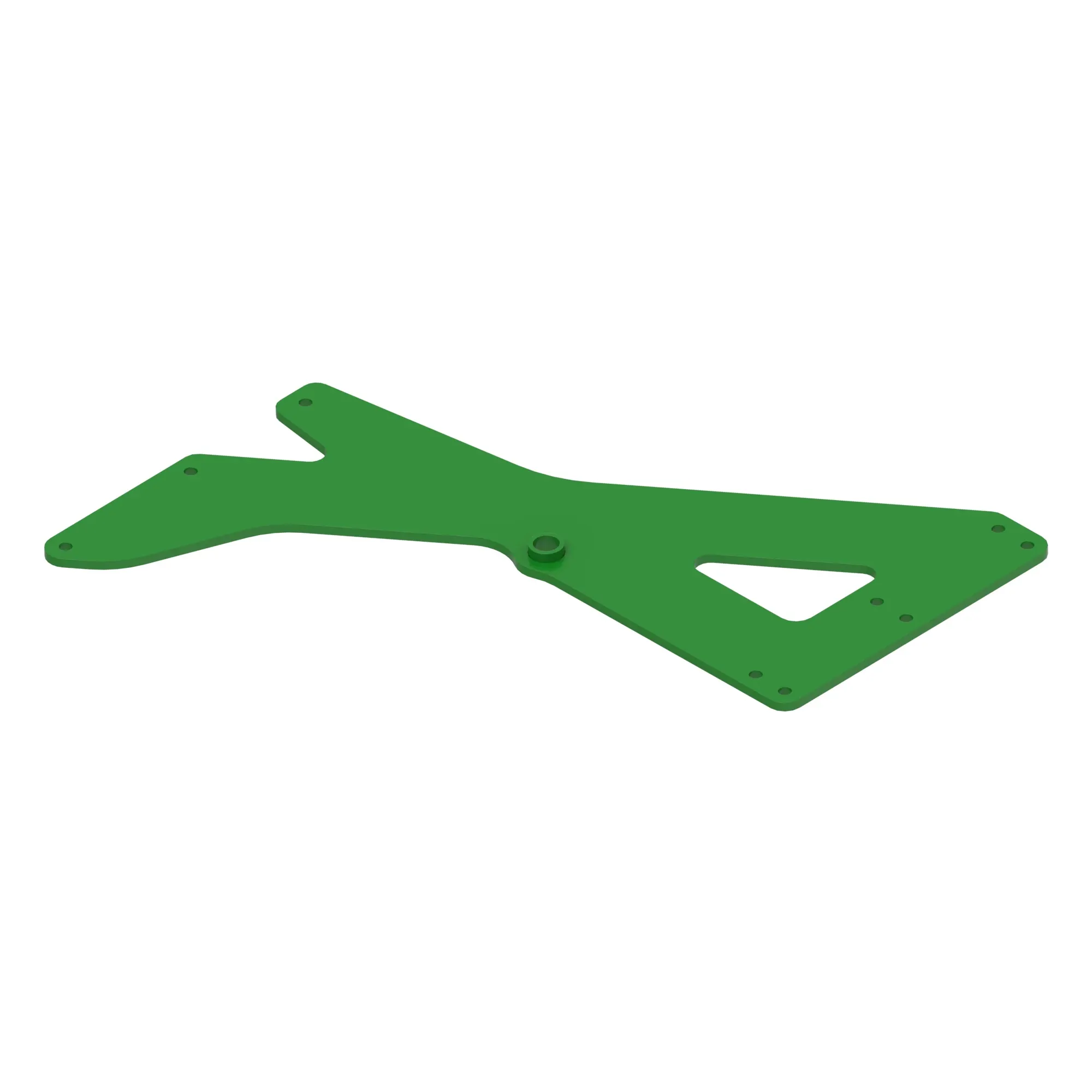 BRACKET, RH WING FOLD PLATE, W/ DEC
