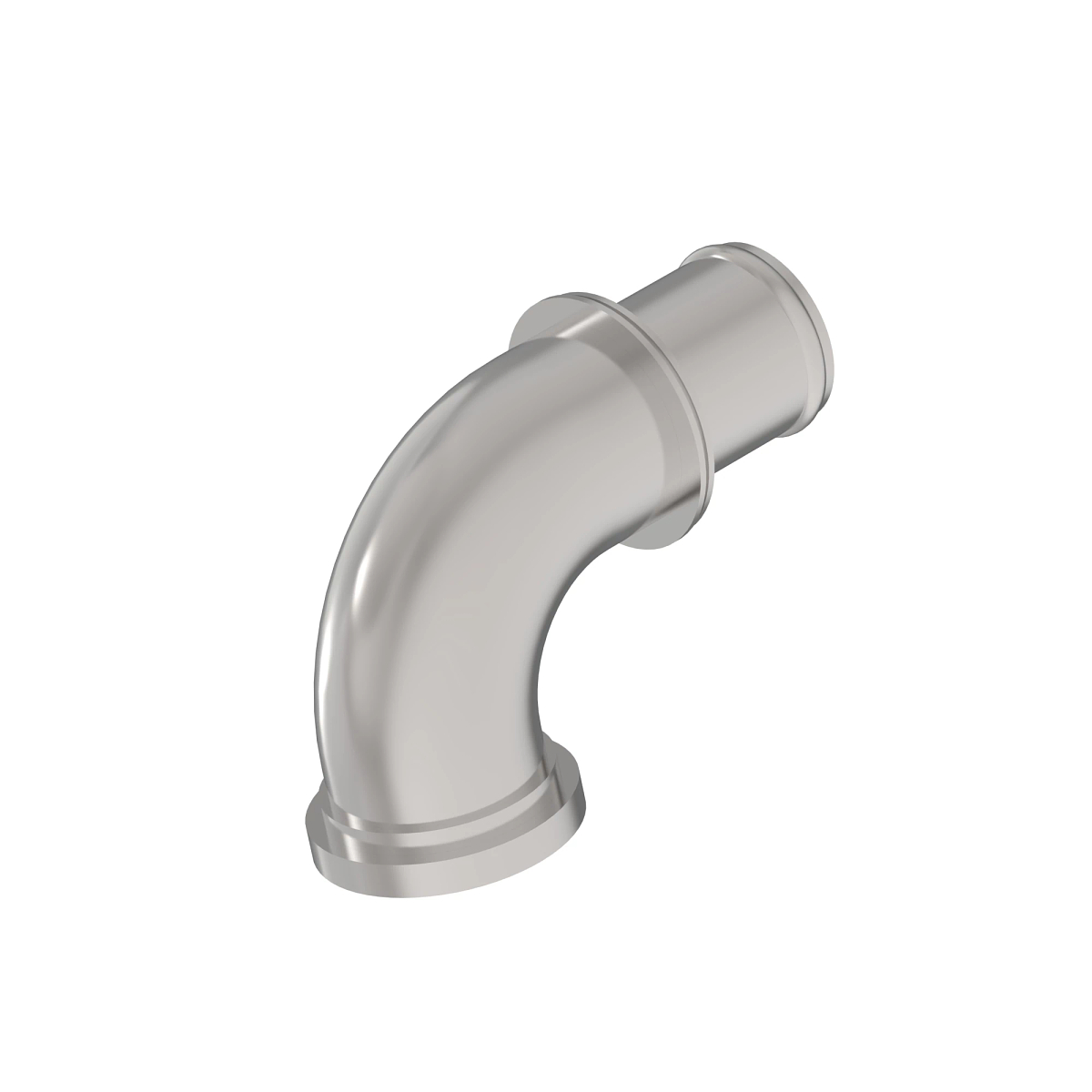 John Deere 90 Degree Beaded End Flange Headed Adapter Fitting - AT104797