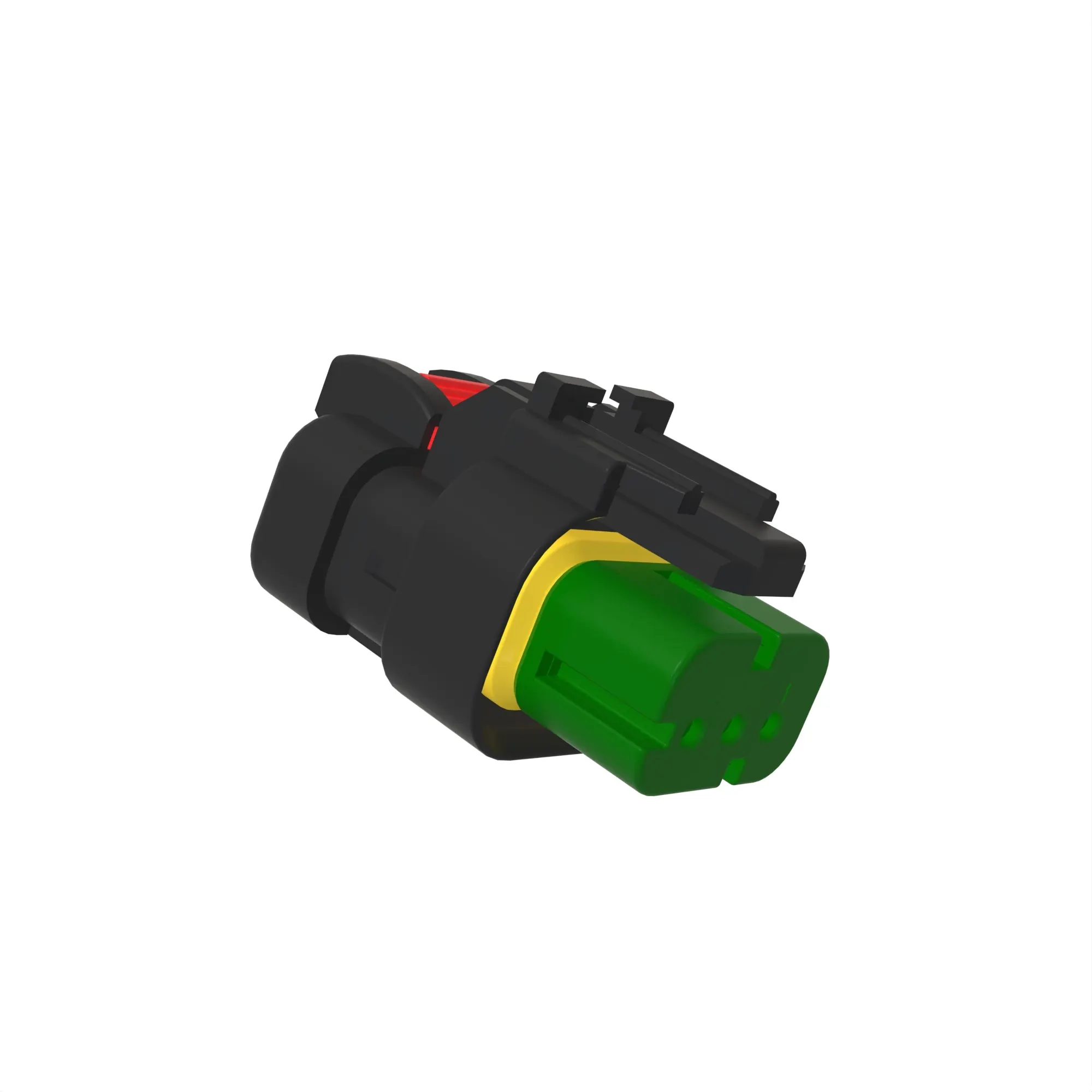 John Deere Green Electrical Connector Housing, Cavities 3 - 57M9737