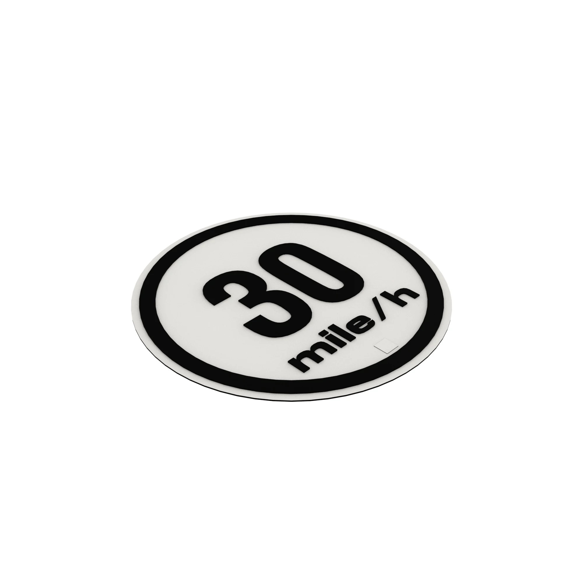LABEL, 30 MPH