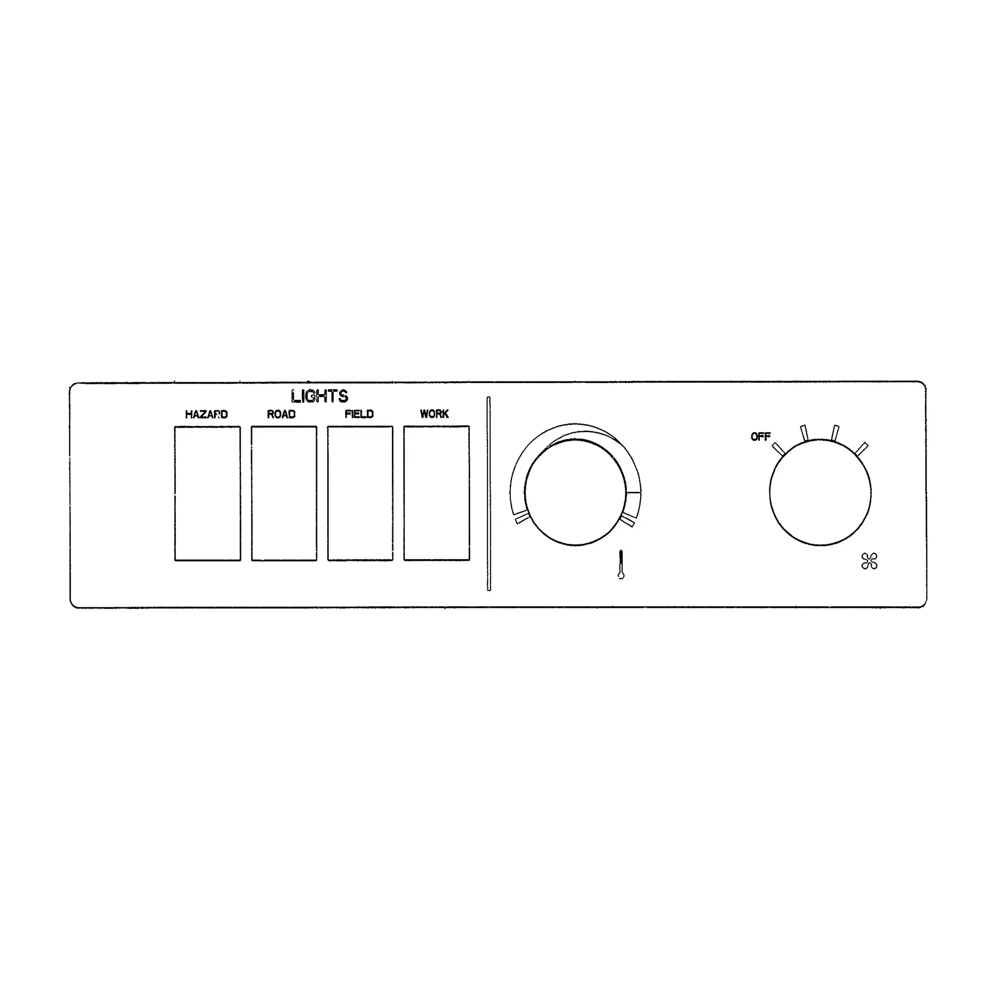 John Deere Instrument Panel - E98807