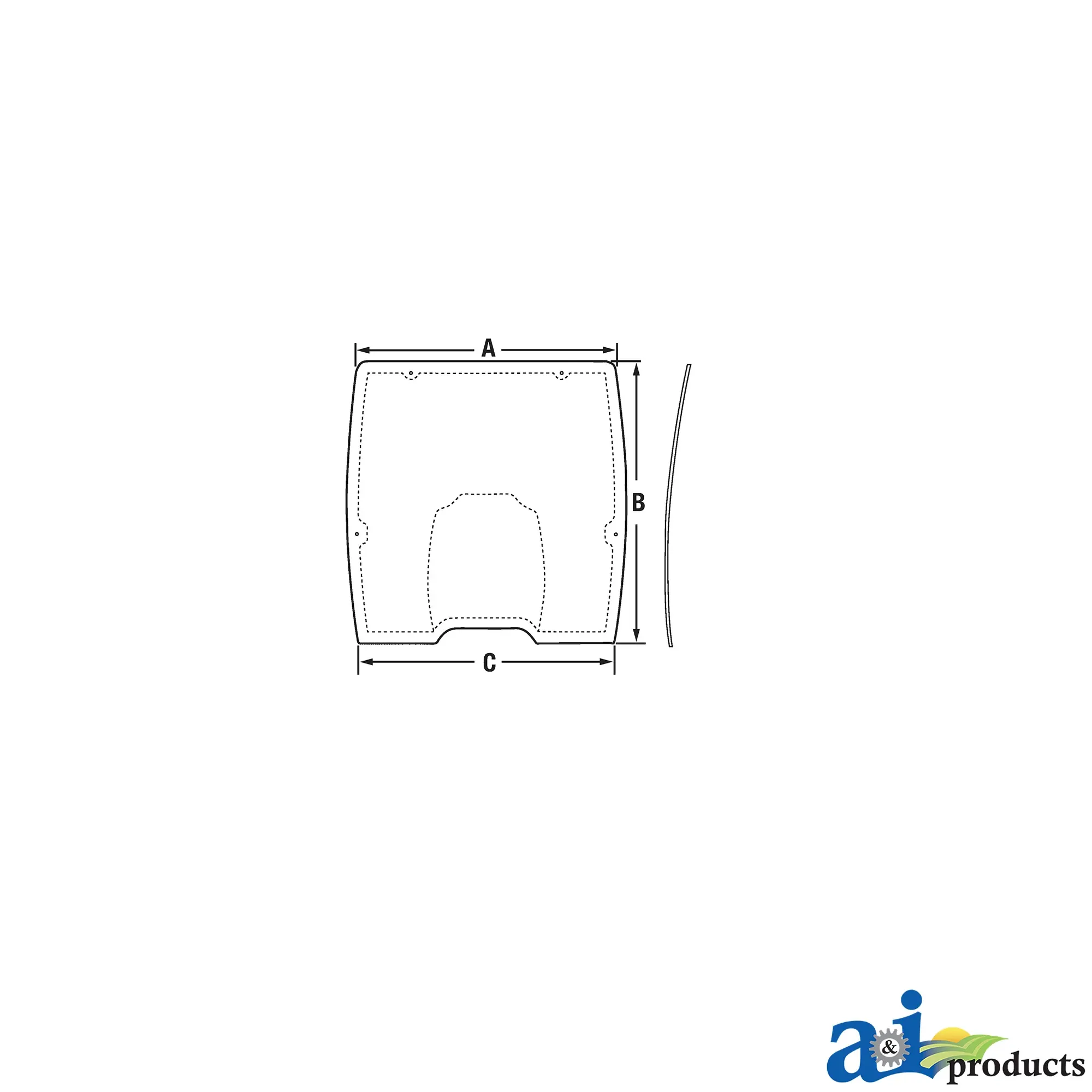 A&I Products Windshield - A-L209737