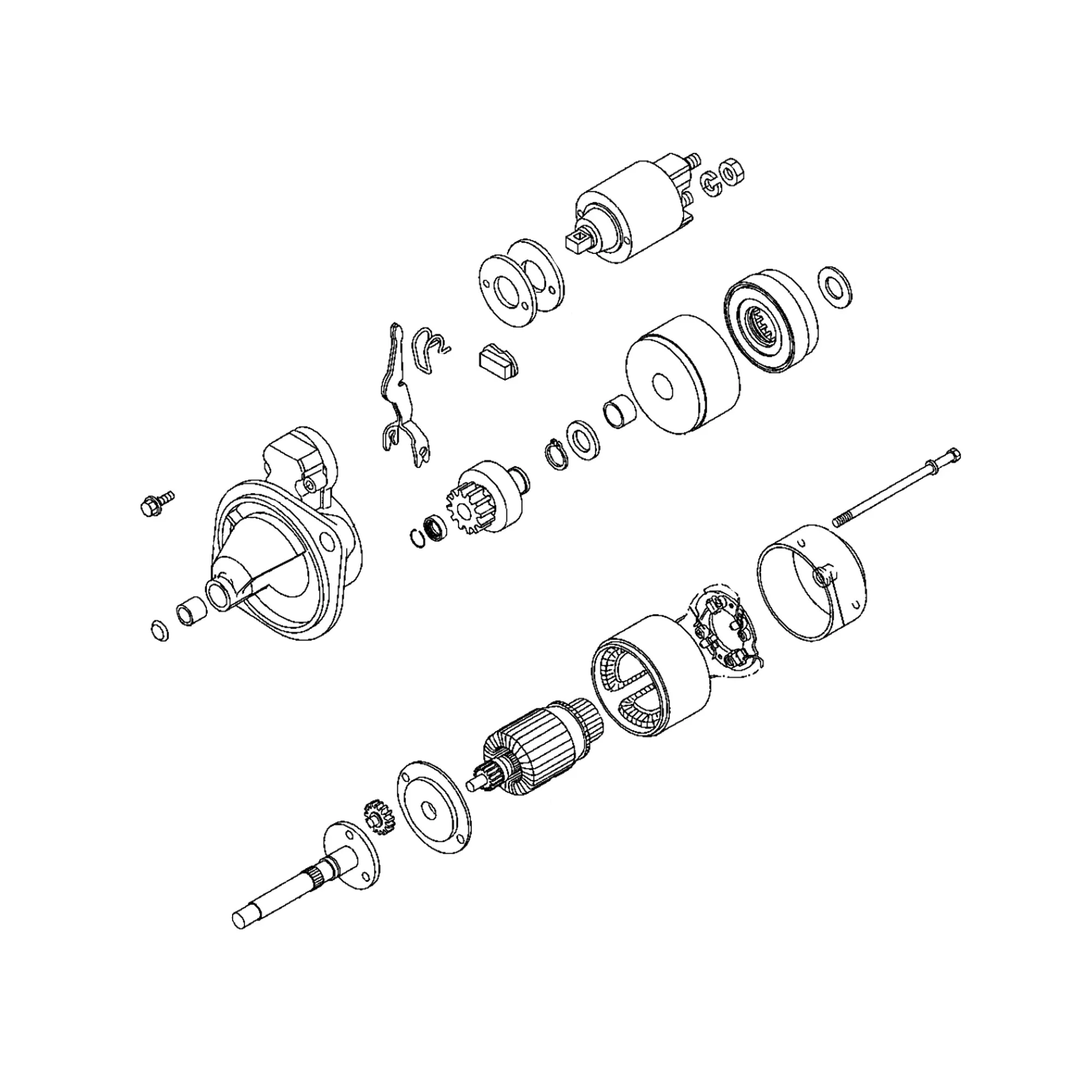 John Deere Starter Motor  - RG61017