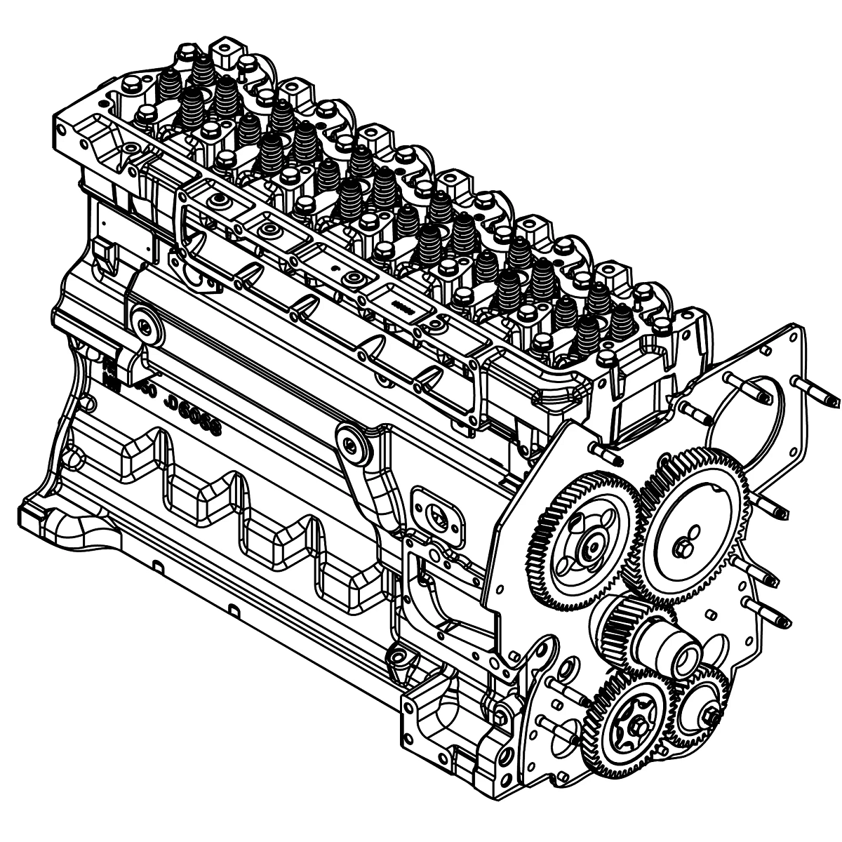 John Deere Reman REMAN Complete Block Assembly, 9 Liter, IT4 - SE502618
