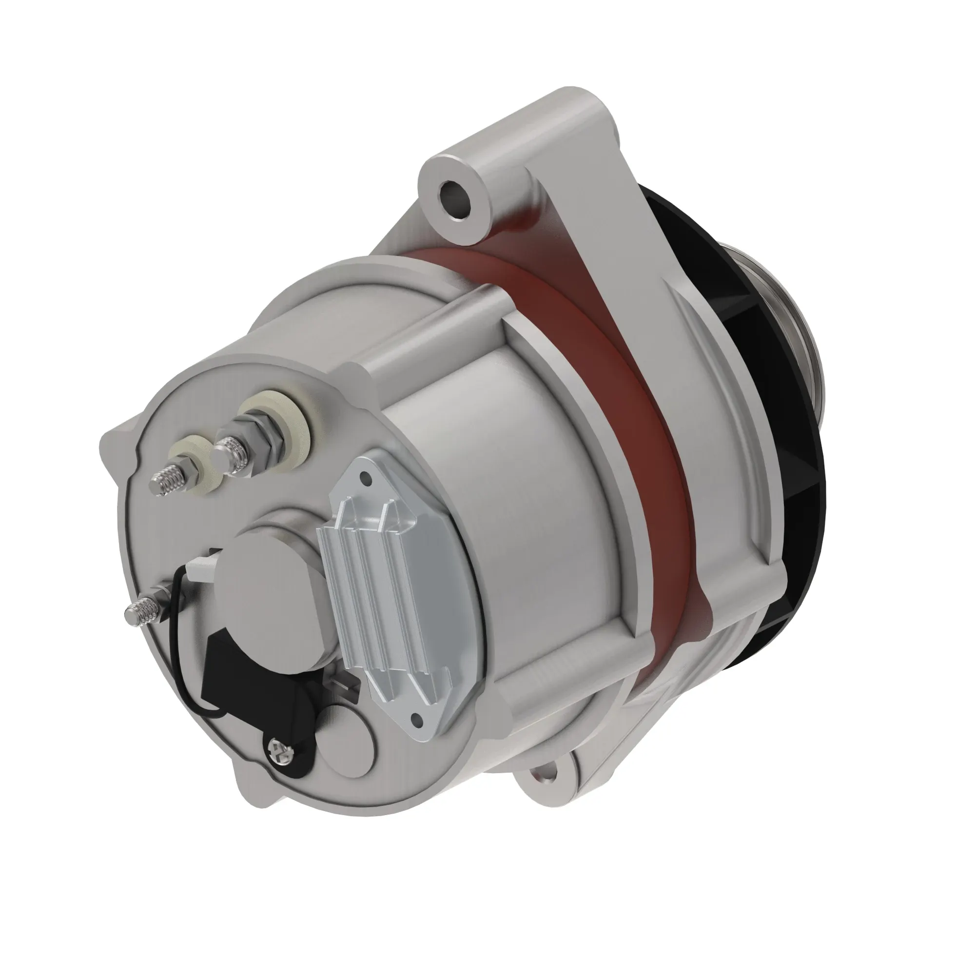 John Deere External Fan Alternator 28 Volts, 50 Amp - RE544045