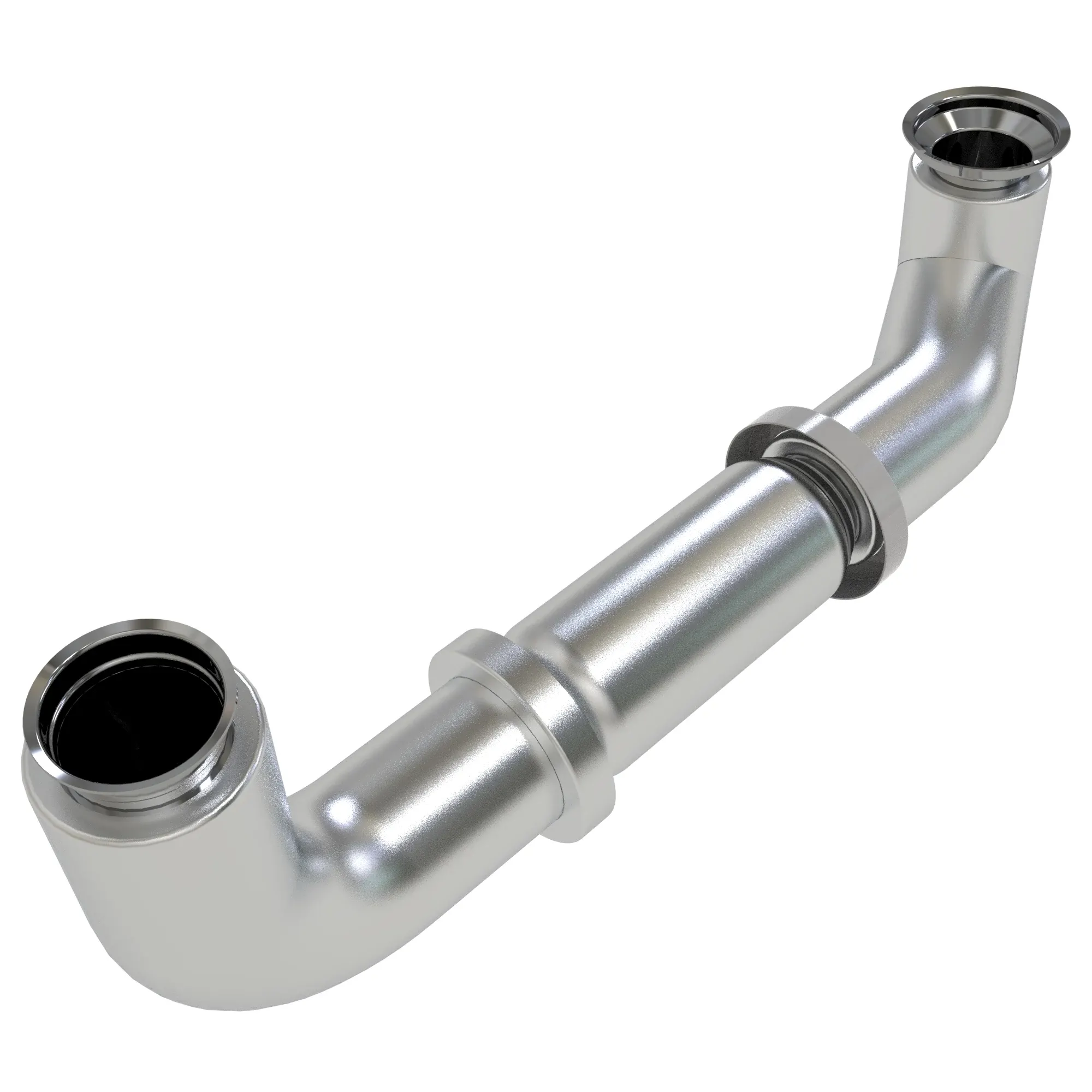 John Deere Low Pressure Exhaust Pipe - AXT11312
