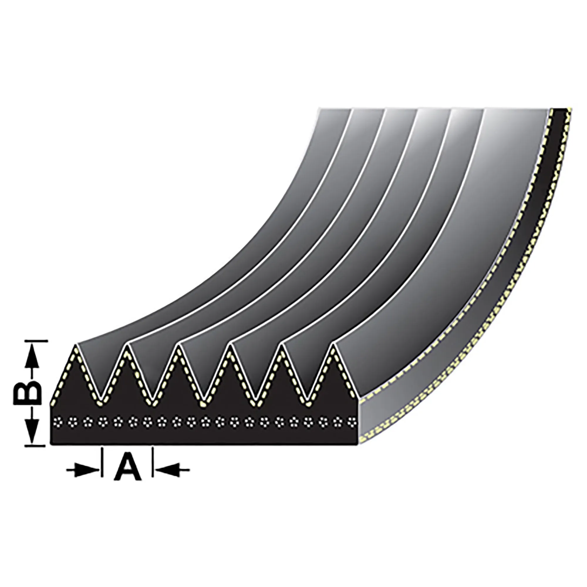 Poly-V-Belt/6K L=1700/Sk 407