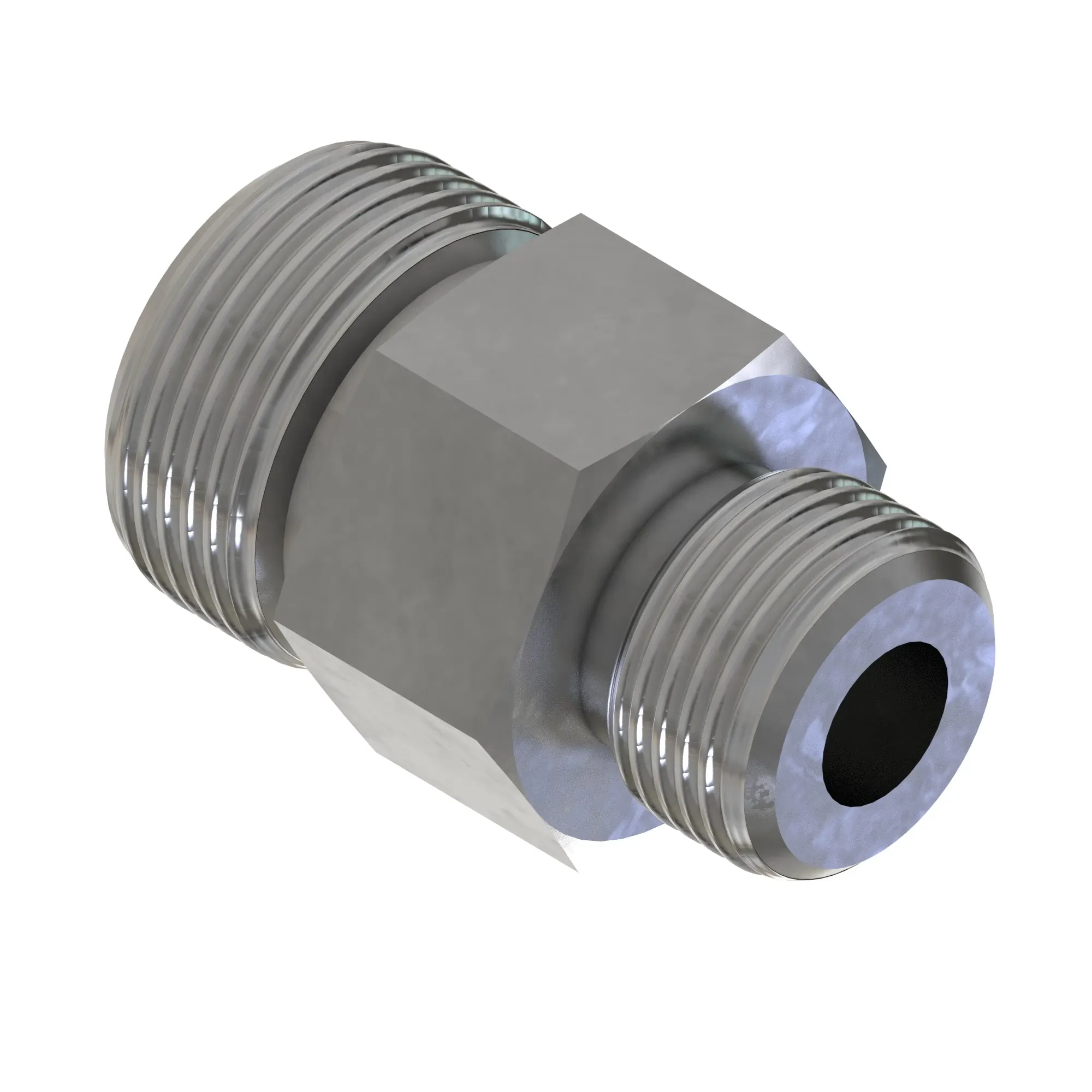 STUD STRAIGHT, ORFS W/METRIC HEX
