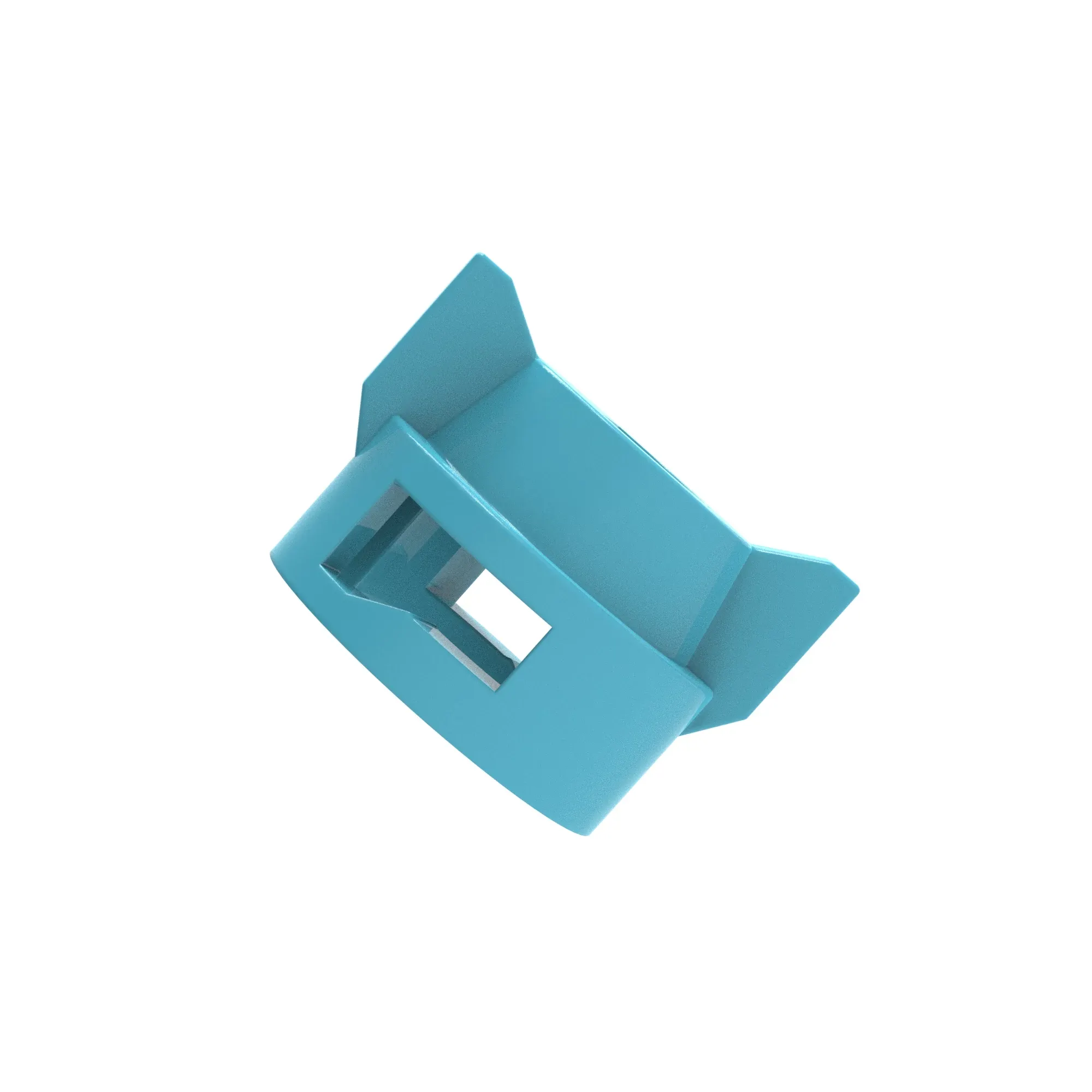 CAP, TEEJET FLAT GROOVE BLUE