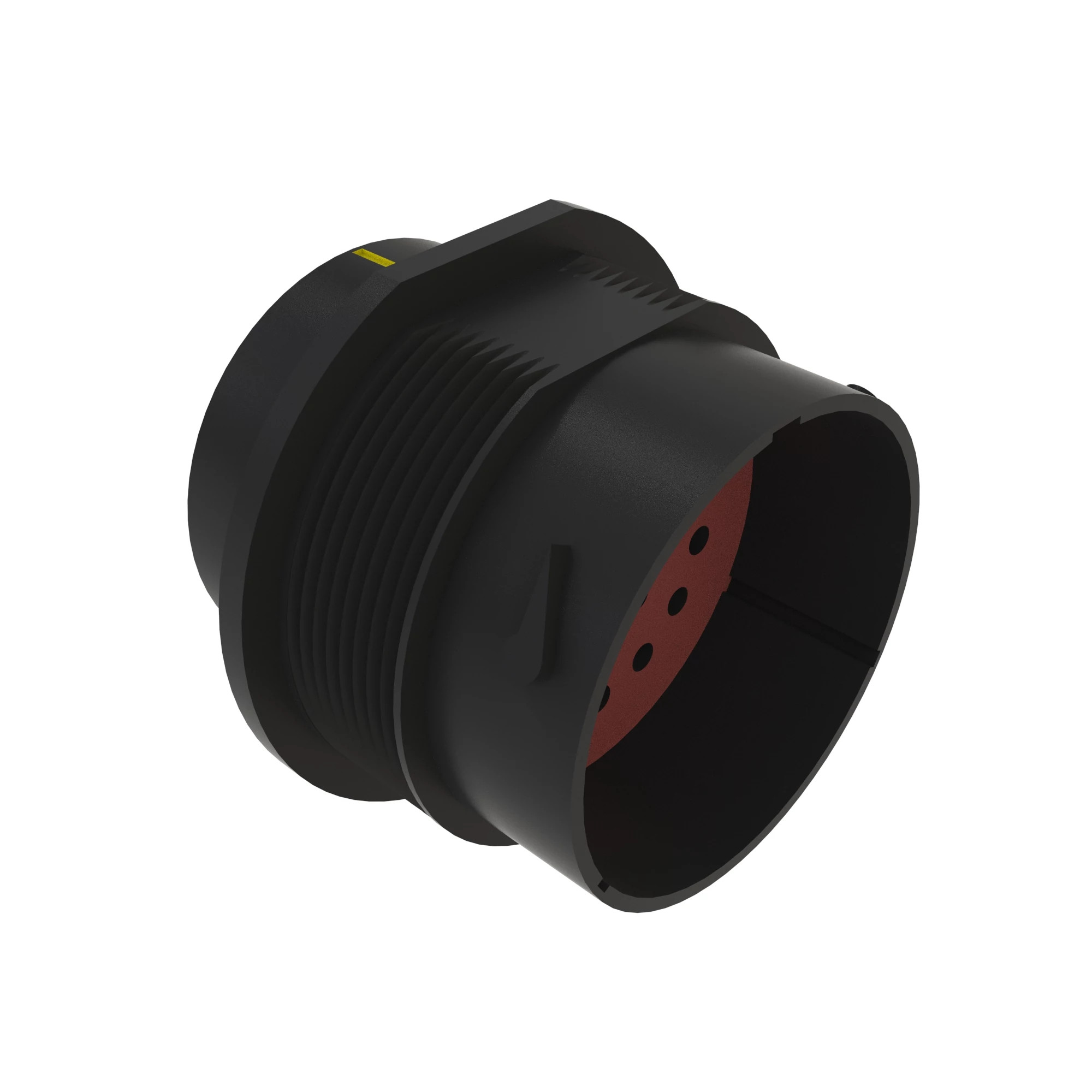 CONN DEUTSCH HDP20 23W FS BLK PLSTC