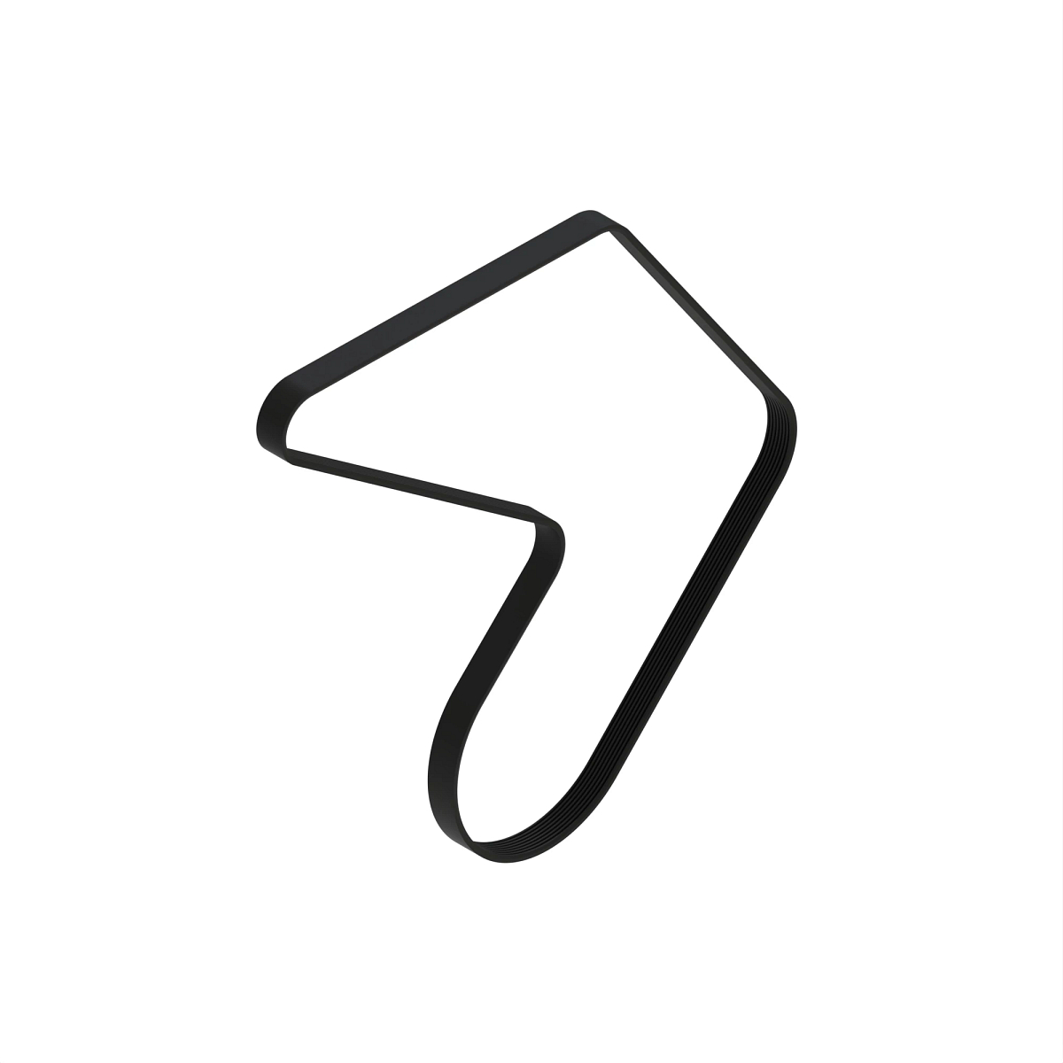 John Deere Engine Fan Drive V-Belt, Effective Length 1935 mm (76 inch) - T437051