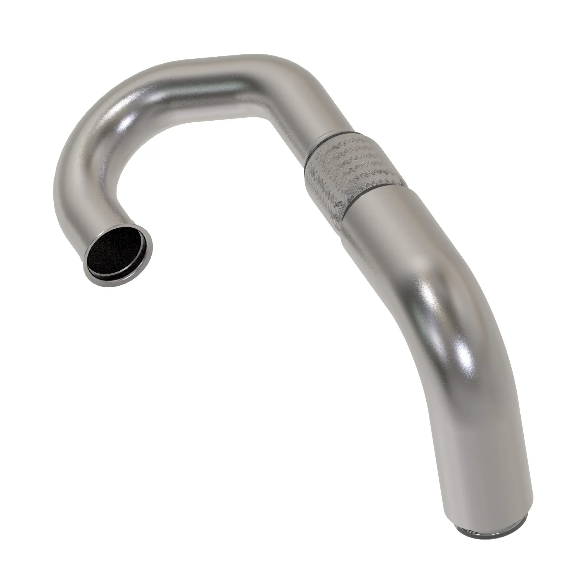 John Deere Flexible Turbo Outlet Exhaust Pipe - AN406075