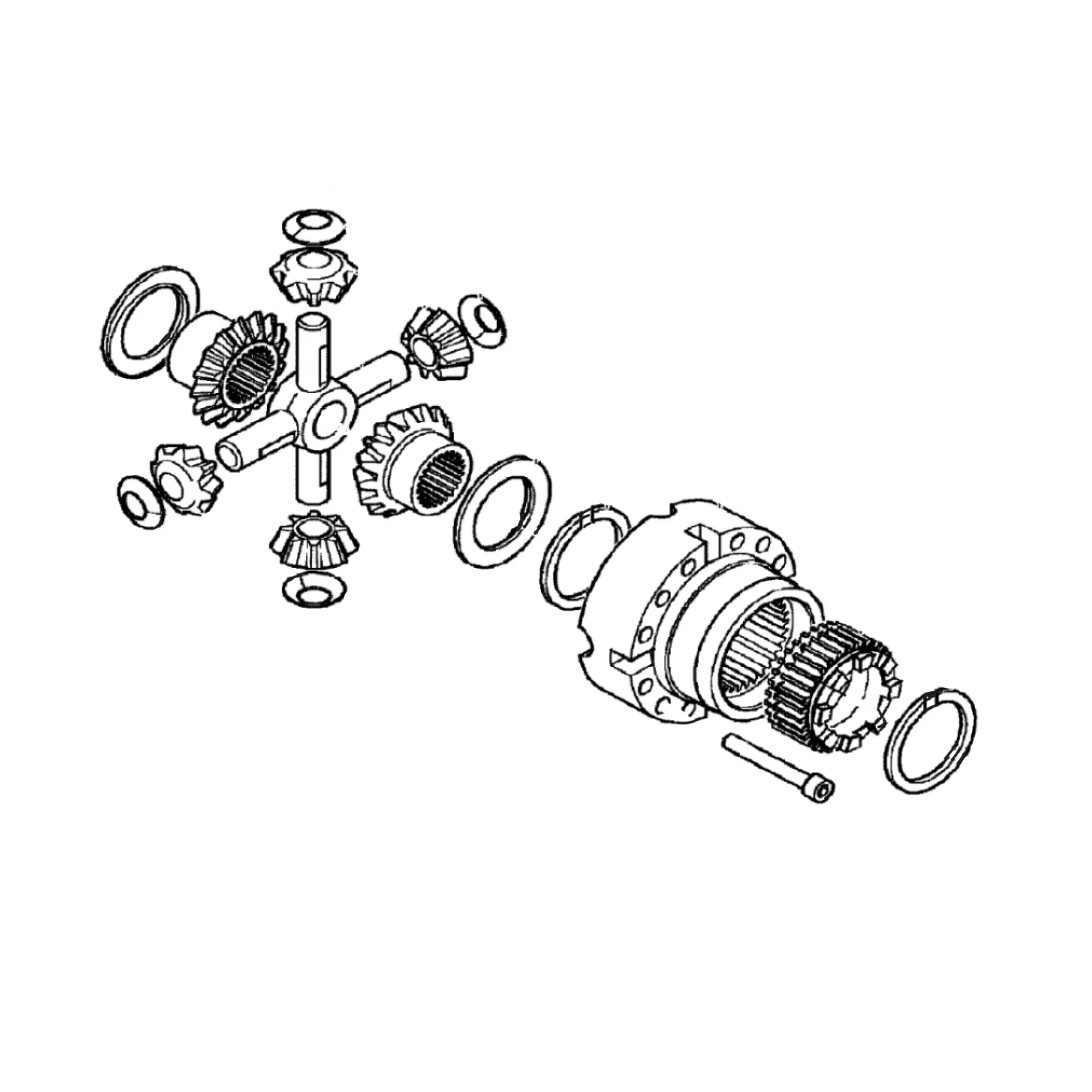 John Deere Differential Cage Assembly - F670935