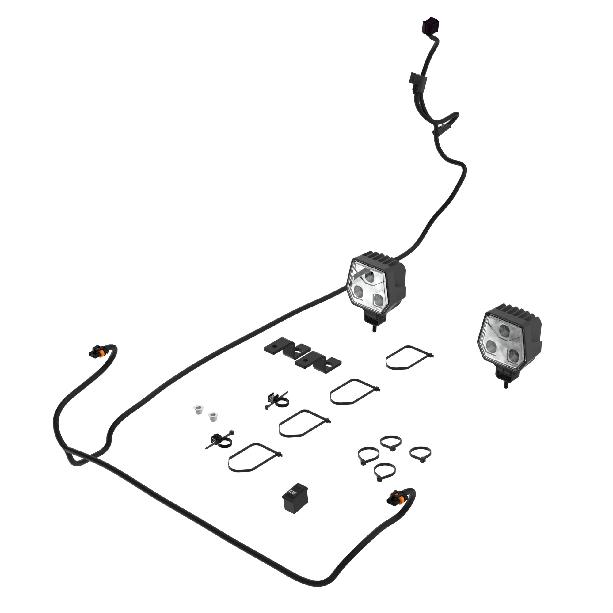 John Deere LED Front Work Light Attachment - BUC11438